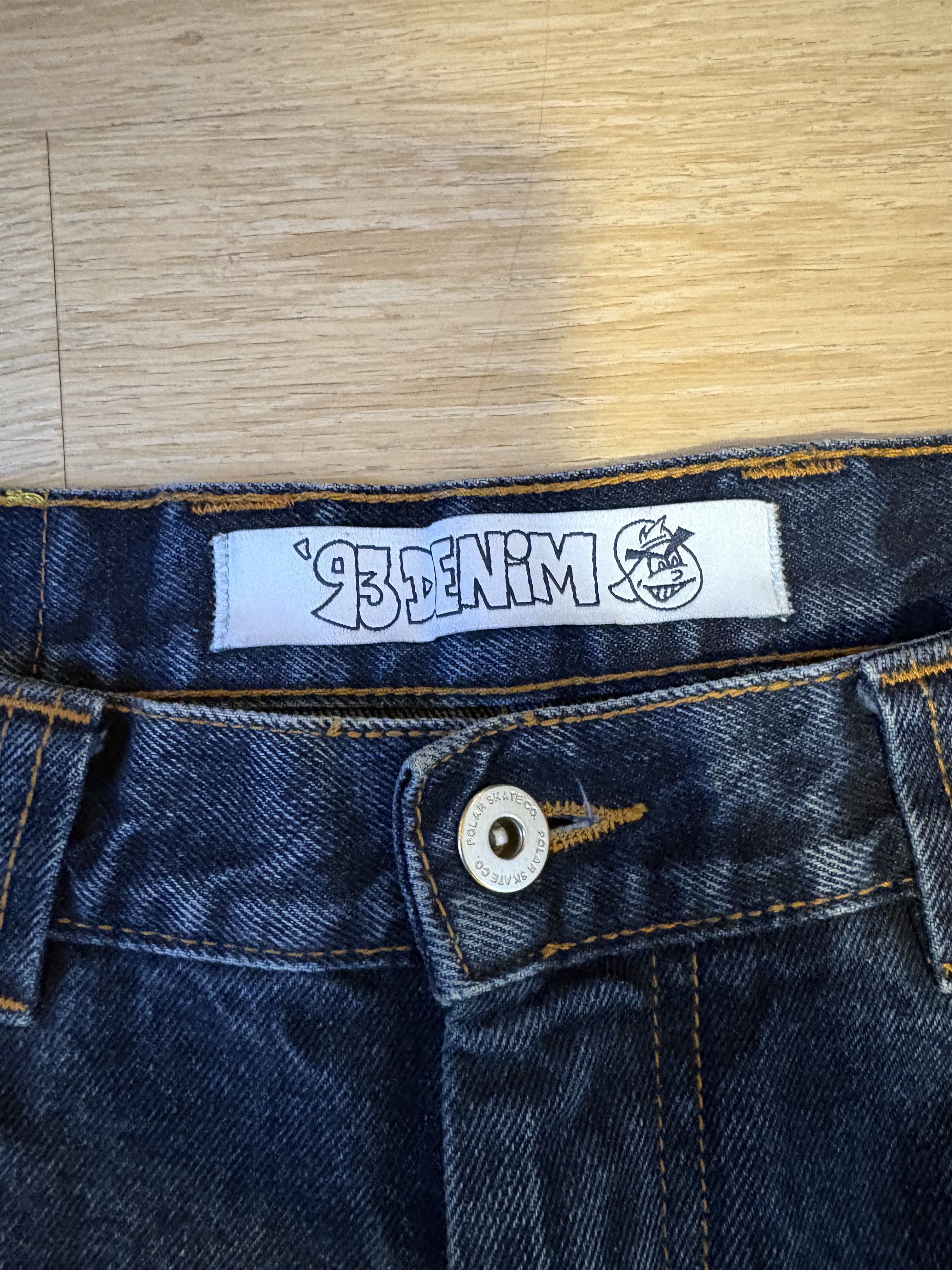 Polar Skate Co. `93 DENIM POLAR BOYS Size US 32 / EU 48 - 4 Thumbnail