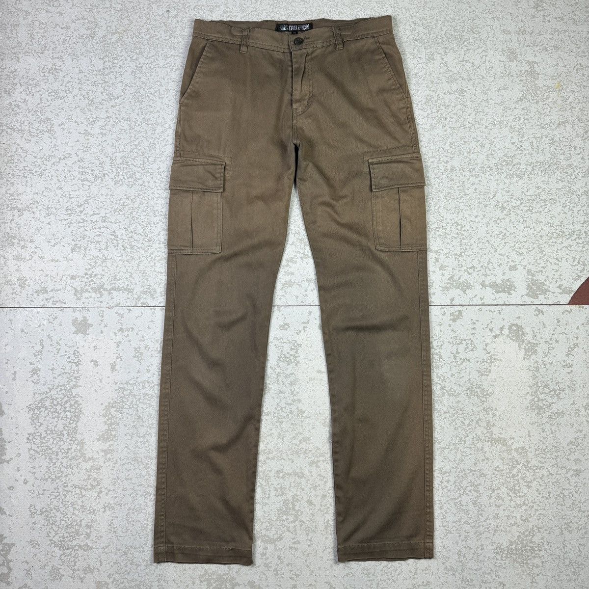 Japanese Brand Guitar Pick Slim Cargo Pant Vintage Style Size US 31 - 1 Thumbnail