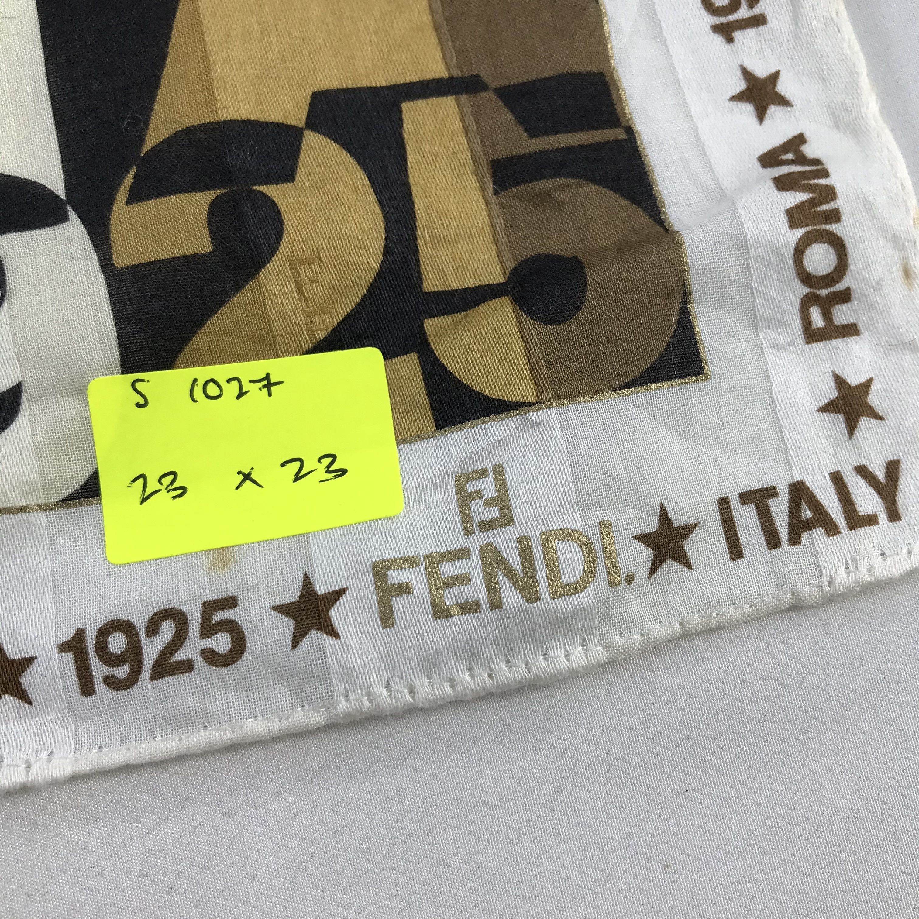 Vintage Fendi Handkerchief / Neckerchief / Bandana Size ONE SIZE - 5 Thumbnail