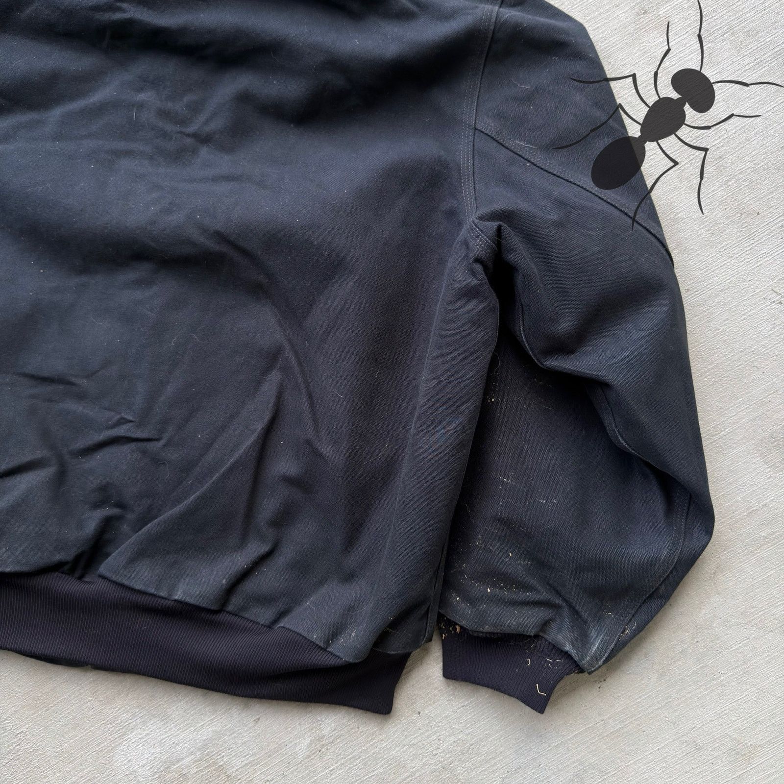 Carhartt × Vintage Carhartt J131 BLK black hooded work wear jacket Size US XXL / EU 58 / 5 - 8 Thumbnail