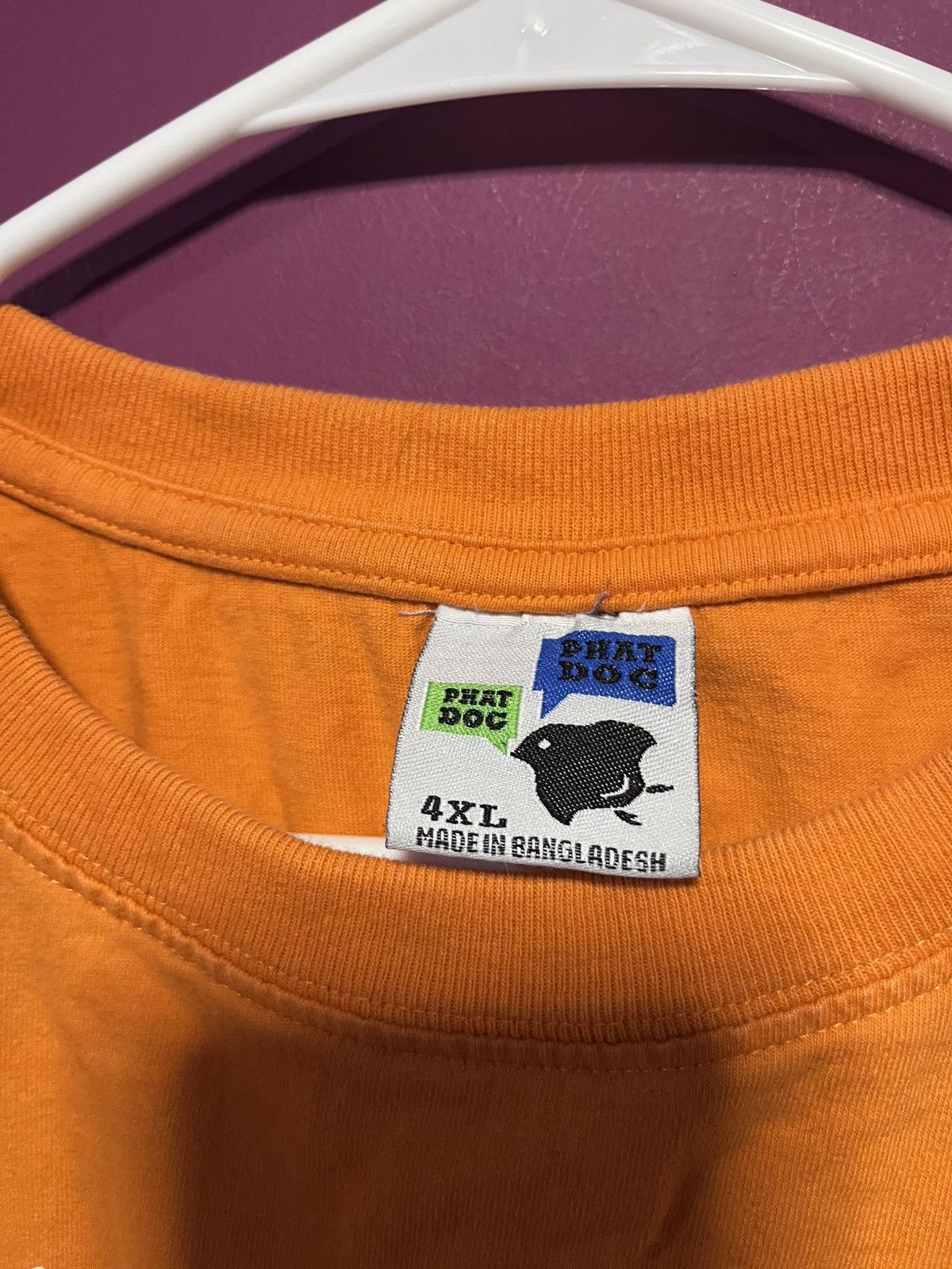 Vintage Orange phat dog tee Size US XXL / EU 58 / 5 - 3 Thumbnail