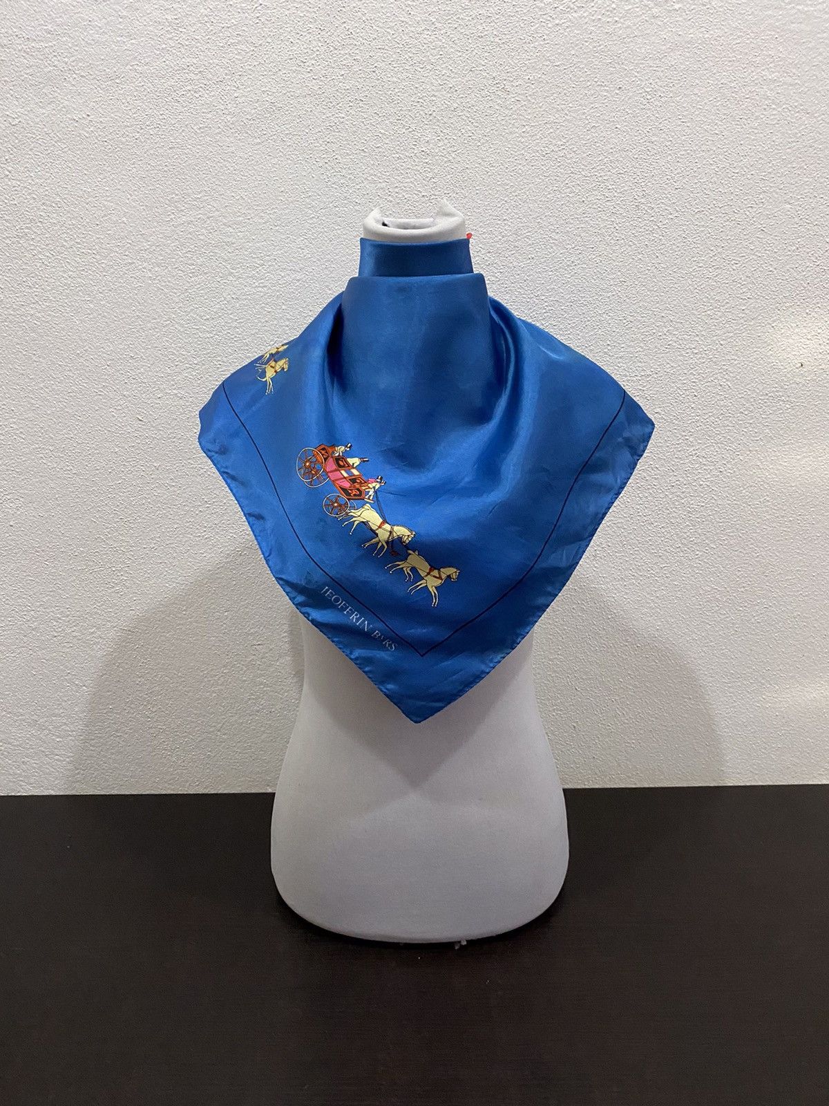 Vintage Vintage Jeoffrin Bars Scarves/Handkerchief’s/neckerchiefs Size ONE SIZE - 2 Thumbnail