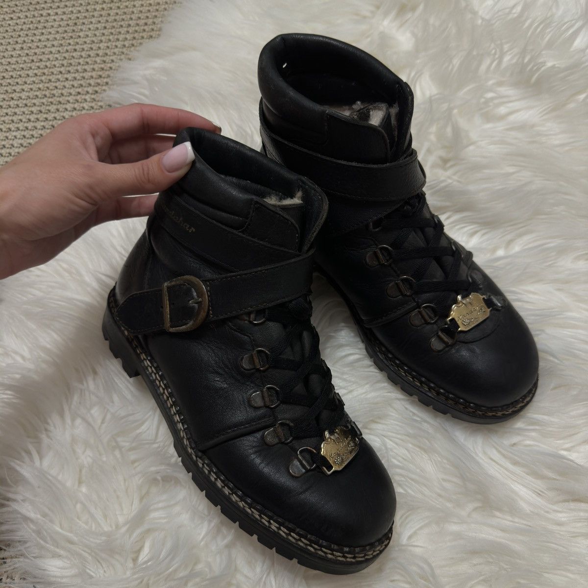 Vintage Kandahar Leather Boots Rare shoes Size US 6 / IT 36 - 5 Thumbnail