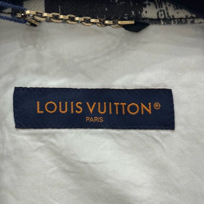 Louis Vuitton Louis Vuitton Cartoon newspaper graffiti denim short sleev Size US M / EU 48-50 / 2 - 5 Thumbnail
