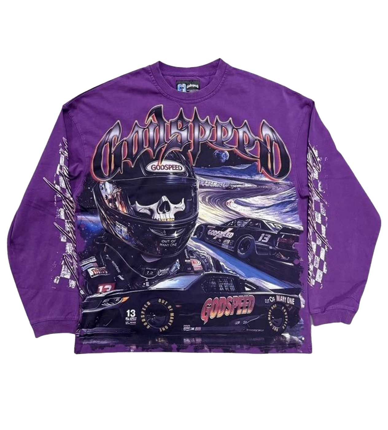 Godspeed Le Dernier L/S Tee Purple Size US S / EU 44-46 / 1 - 1 Thumbnail