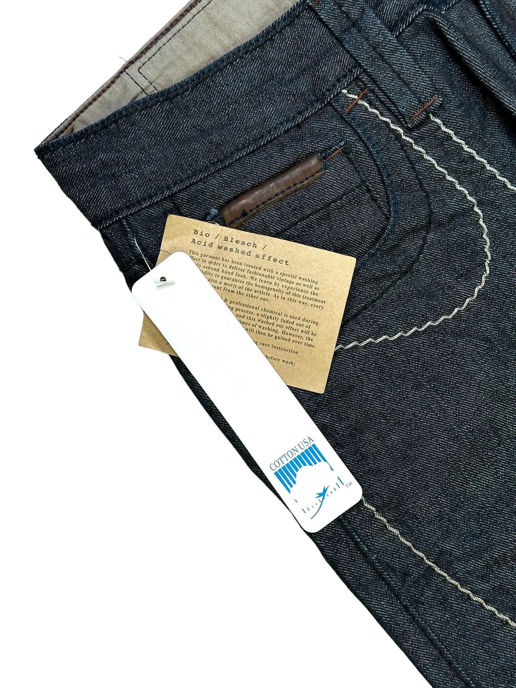 Japanese Brand Brand New Tough "Nathan" regular straight Jeans Size US 32 / EU 48 - 11 Thumbnail