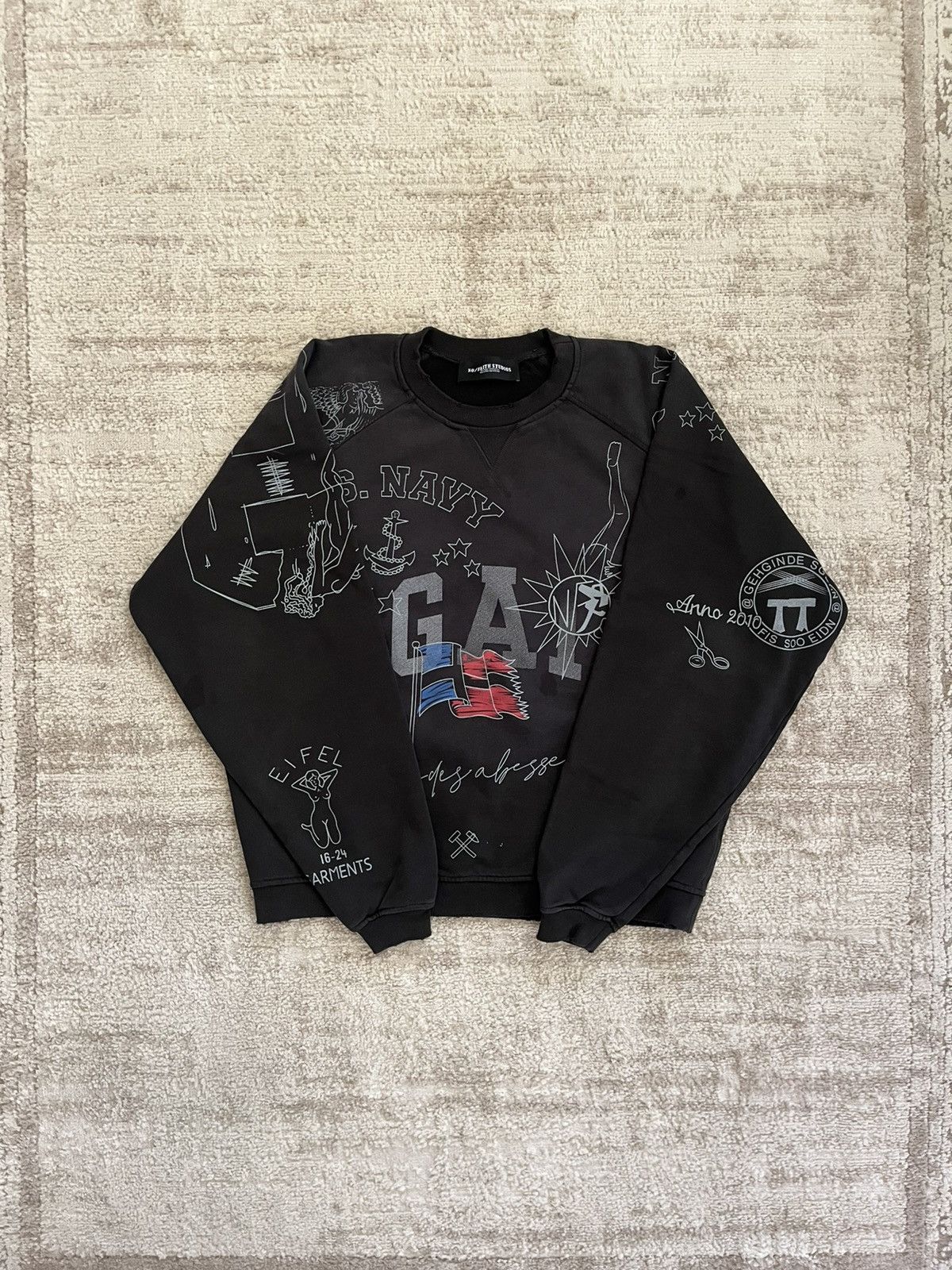 No Faith Studios No Faith Studios Graffiti Crewneck Size US M / EU 48-50 / 2 - 2 Thumbnail