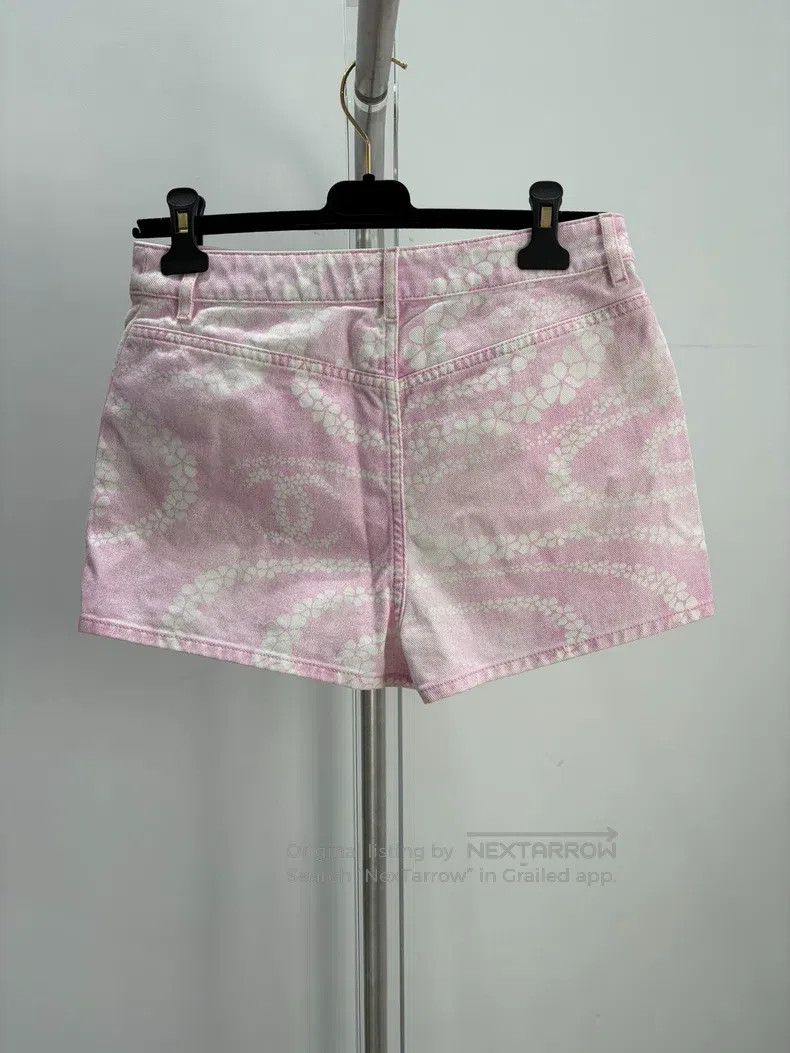 Chanel Chanel Beach Series Pink Denim Shorts Size 24" / US 00 / IT 34 - 2 Thumbnail