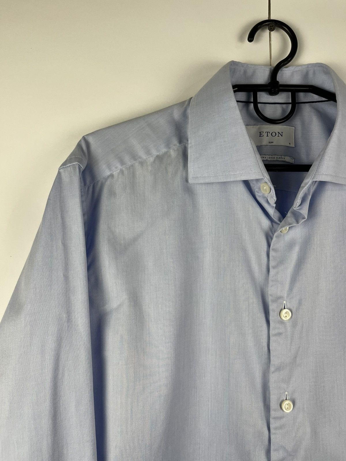 Eton Eton Luxury Cotton Classic Long Sleeve Shirt Button Up Size US L / EU 52-54 / 3 - 2 Thumbnail