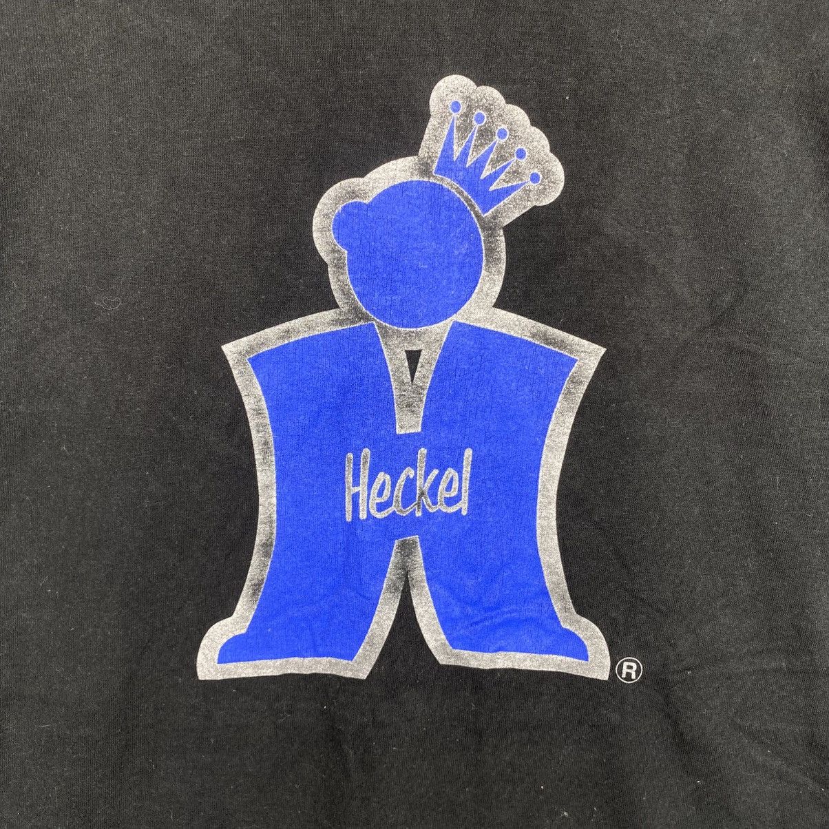 Vintage Vintage 90's HECKEL Big Graphic Tee Shirt Large Size Size US L / EU 52-54 / 3 - 2 Thumbnail