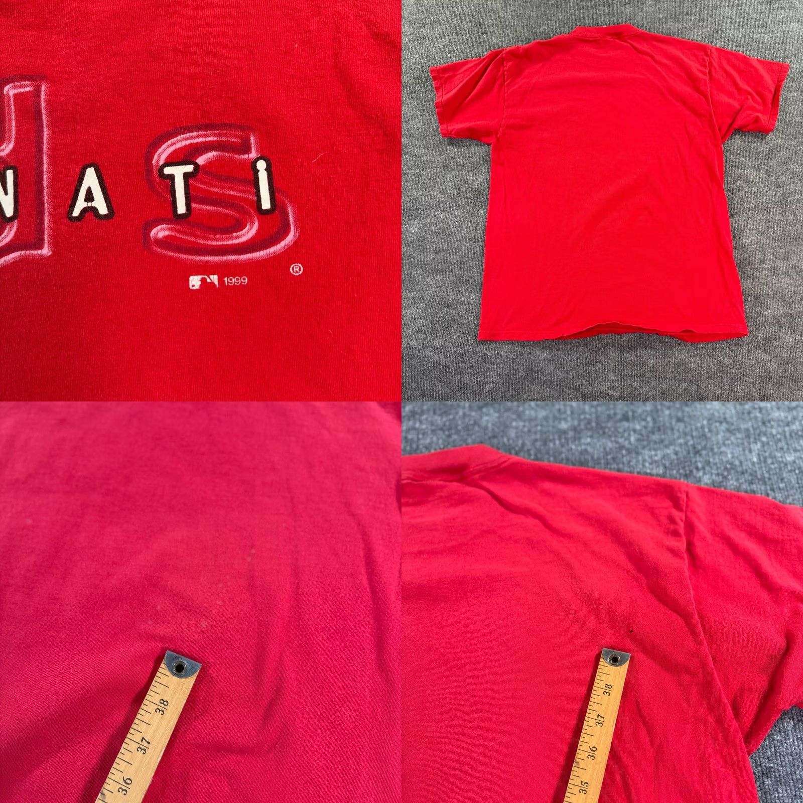 Logo 7 VINTAGE Logo 7 Cincinnati Reds T Shirt Mens XL Red 1999 MLB Graphic Tee Cotton Size US XL / EU 56 / 4 - 8 Thumbnail