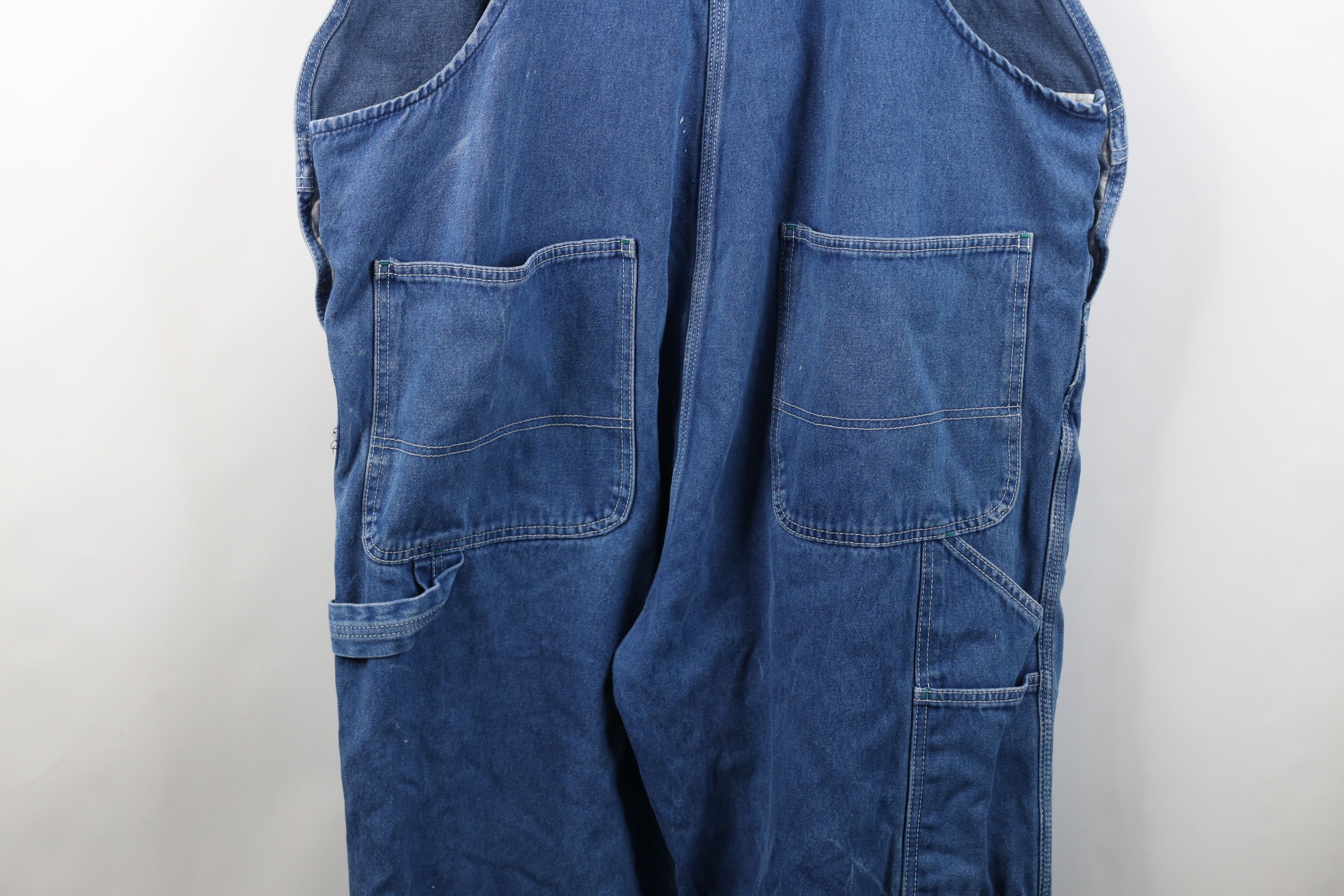 Vintage Vintage Y2K Streetwear Distressed Wide Leg Denim Overalls Size US 44 / EU 60 - 19 Thumbnail