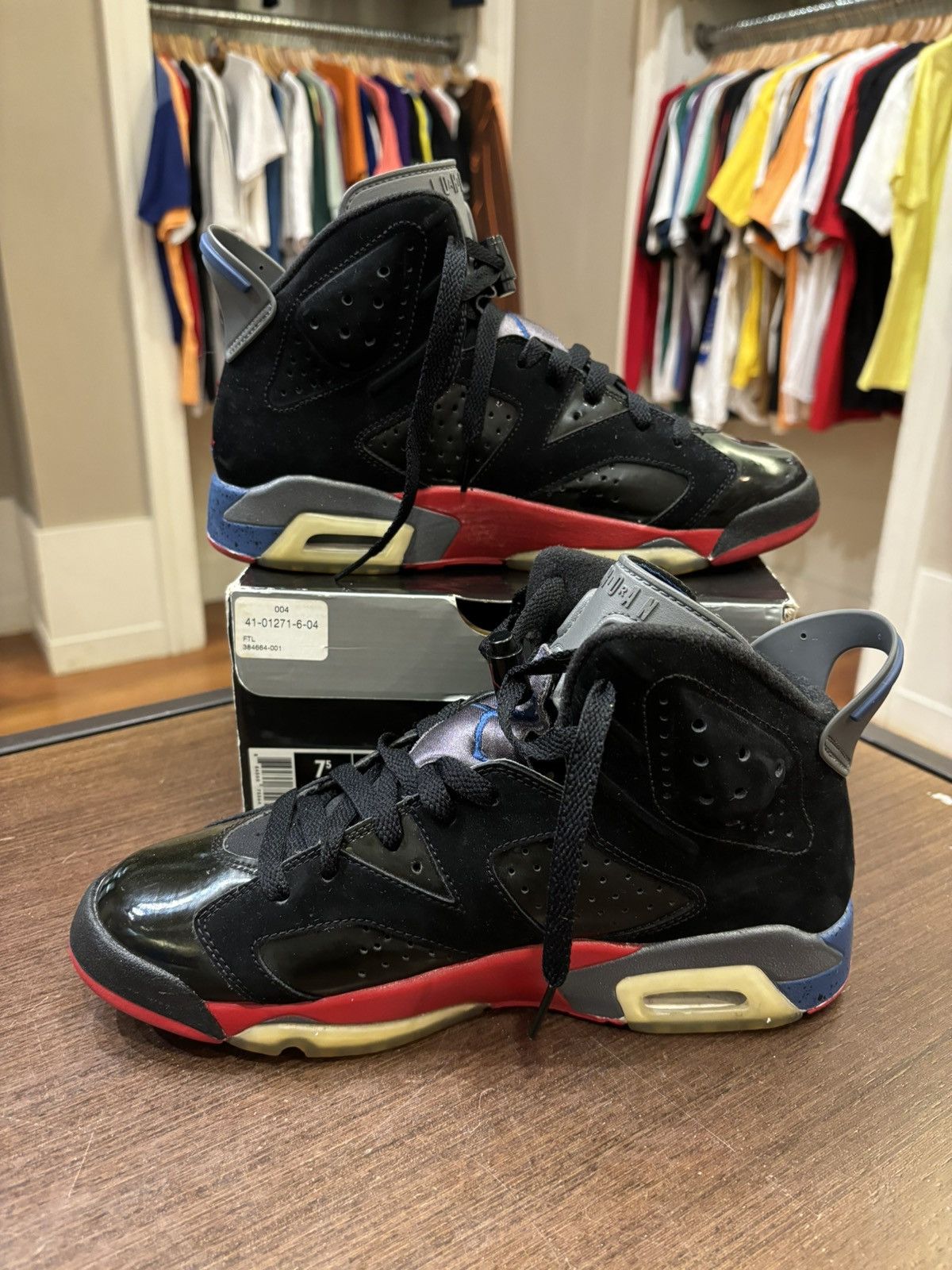 Nike Jordan 6 “Pistons” Size US 7.5 / EU 40-41 - 2 Thumbnail