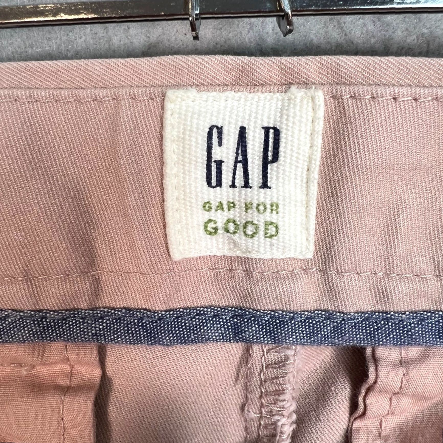 Gap Gap Mens Slim Fit Chinos 33 x 30 Light Pink Cotton Pants Size US 31 - 3 Thumbnail