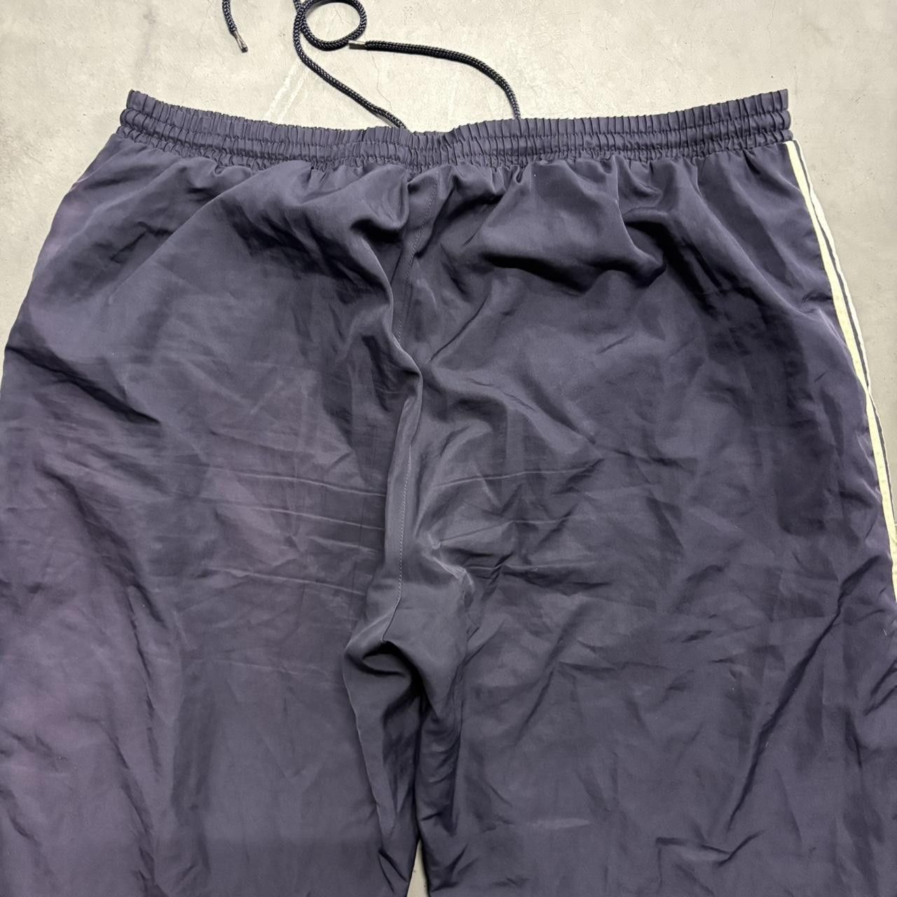 Reebok Vintage Y2K/2000s Baggy Navy Blue Striped Reebok Trackpants! Size US 36 / EU 52 - 7 Thumbnail