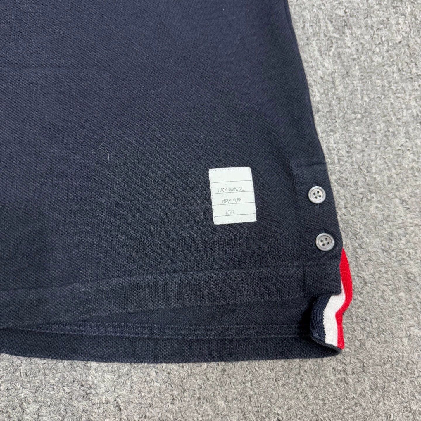 Thom Browne Thom Browne TB Navy Stripe Back Short Sleeve 1 Size US S / EU 44-46 / 1 - 3 Thumbnail