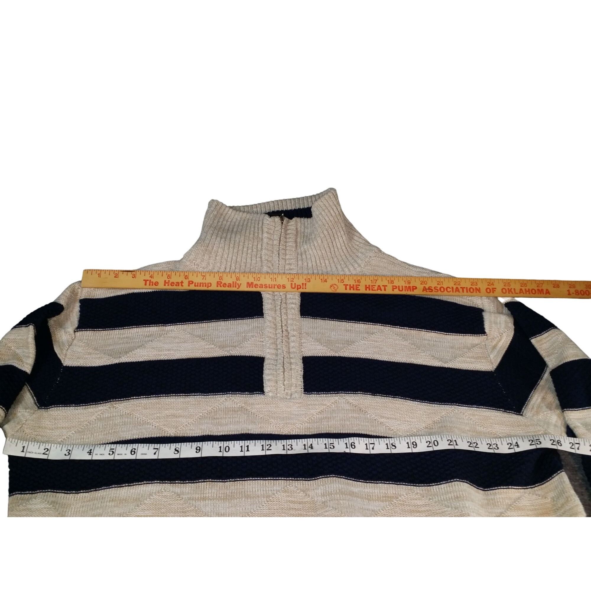 Vintage Pronti By Phita Striped Knit Sweater Men Sz 4XL Blue White 1 Size US XXL / EU 58 / 5 - 4 Thumbnail