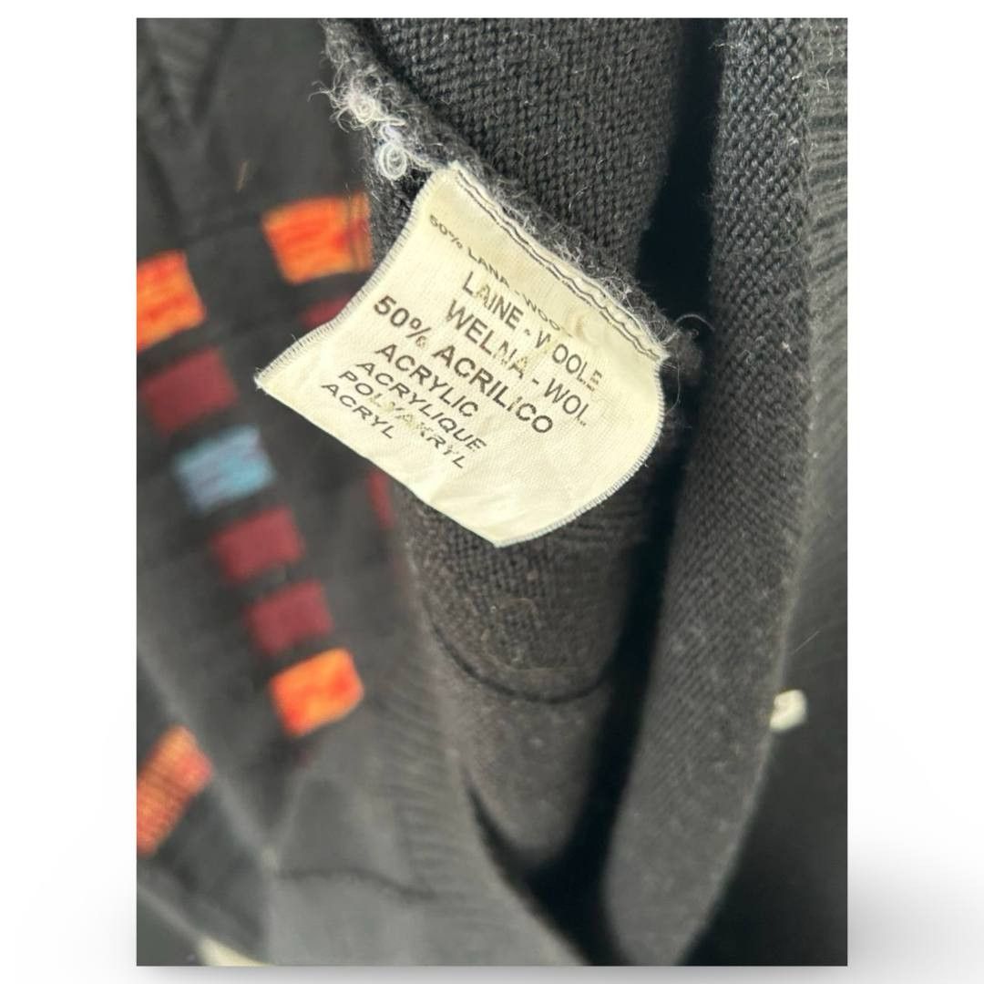 Vintage Vtg wool blend sweater #801 Size US M / EU 48-50 / 2 - 2 Thumbnail