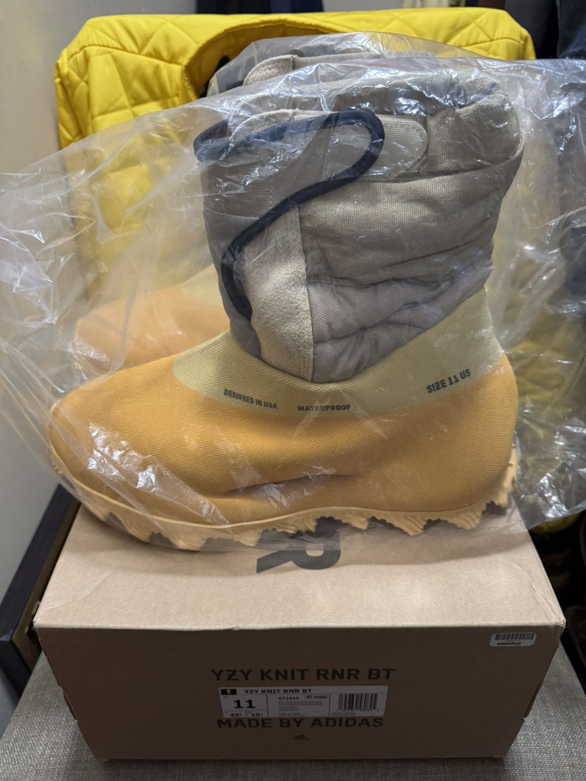 Yeezy YZY KNIT RNR BT (Sulfur) Size US 11 / EU 44 - 1 Thumbnail