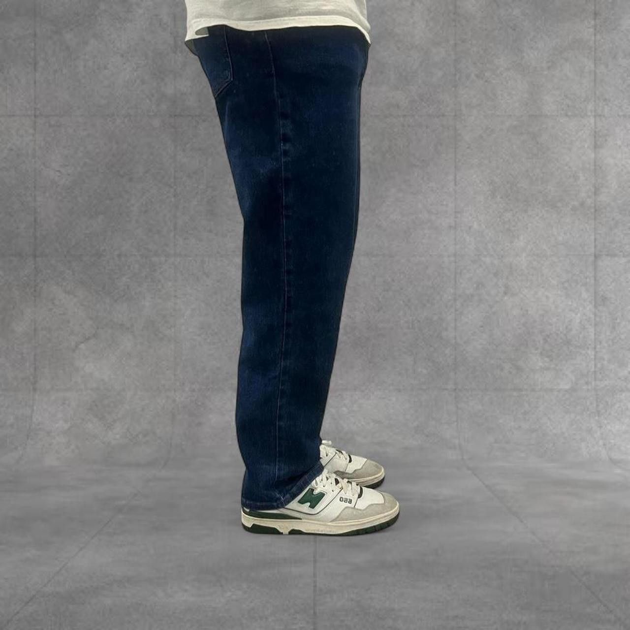 Vintage Crazy Vintage Y2K Blue dark wash Straight leg Denim jeans Size US 32 / EU 48 - 2 Thumbnail