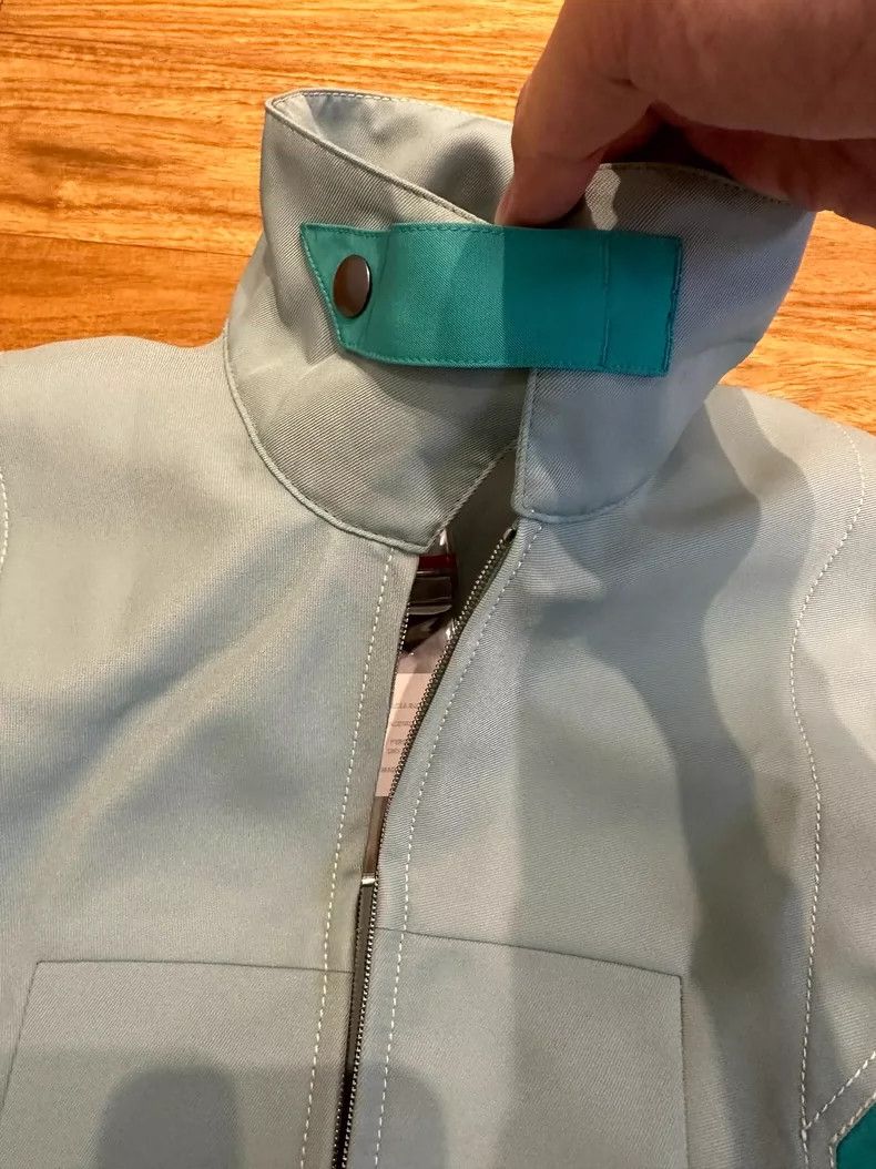 Kiko Kostadinov Kiko Kostadinov 20SS Tulcea High Neck Jacket Blue-Green Pat Size US M / EU 48-50 / 2 - 3 Thumbnail
