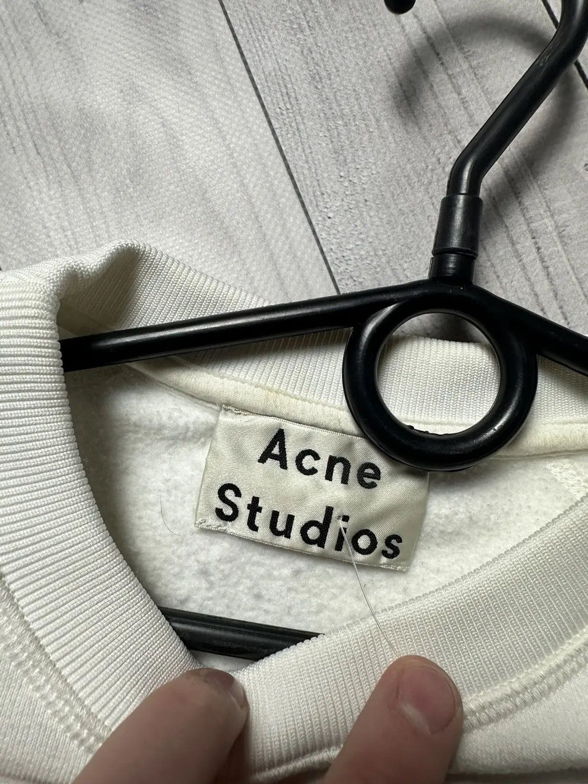 Acne Studios Vintage Acne Studios sweatshirt white S rare Size US M / EU 48-50 / 2 - 3 Thumbnail
