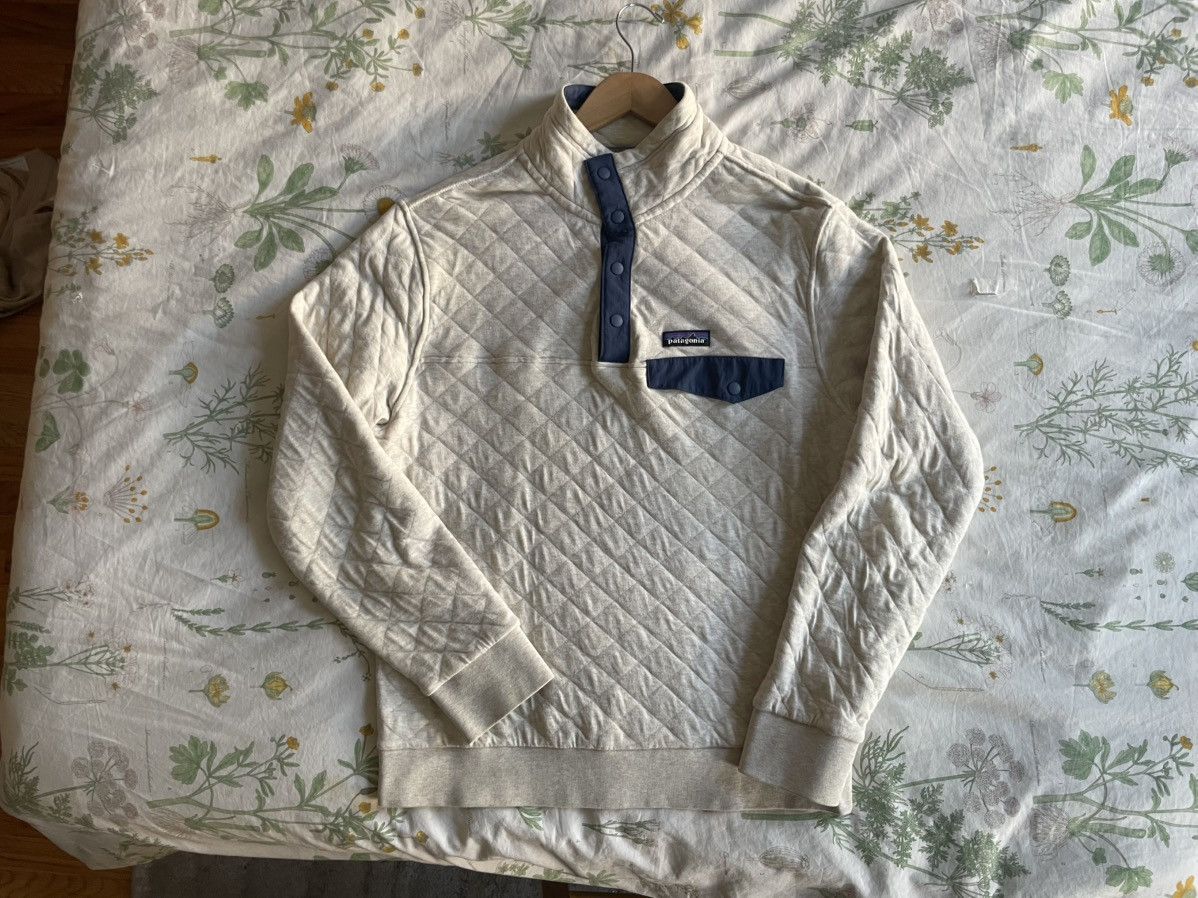 Patagonia Organic Cotton Quilt Snap-T Pullover - Oatmeal Size US S / EU 44-46 / 1 - 1 Thumbnail
