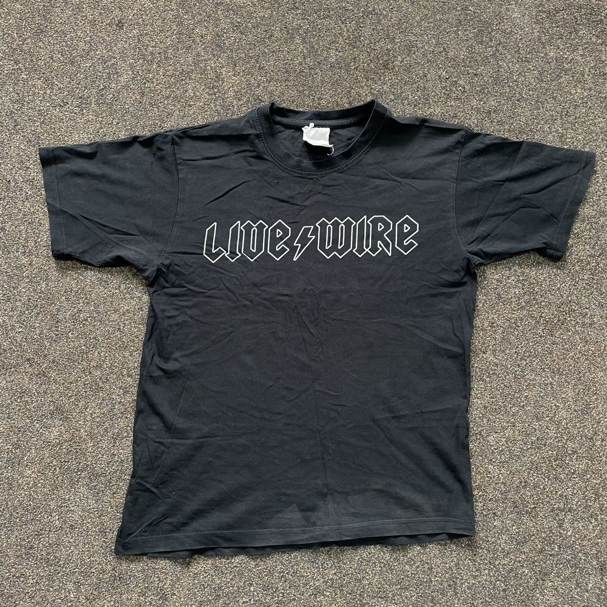 Vintage Y2K ADULT 90s LIVE WIRE ROCK ROLL ABSTRACT