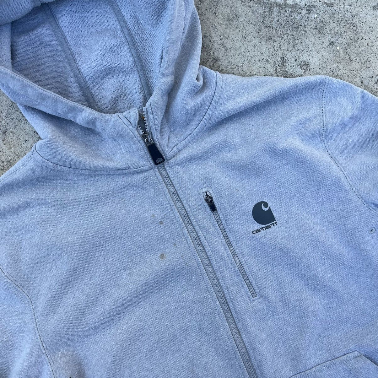 Carhartt × Vintage CARHARTT WIP BASIC LOGO HOODIE Size US L / EU 52-54 / 3 - 4 Thumbnail