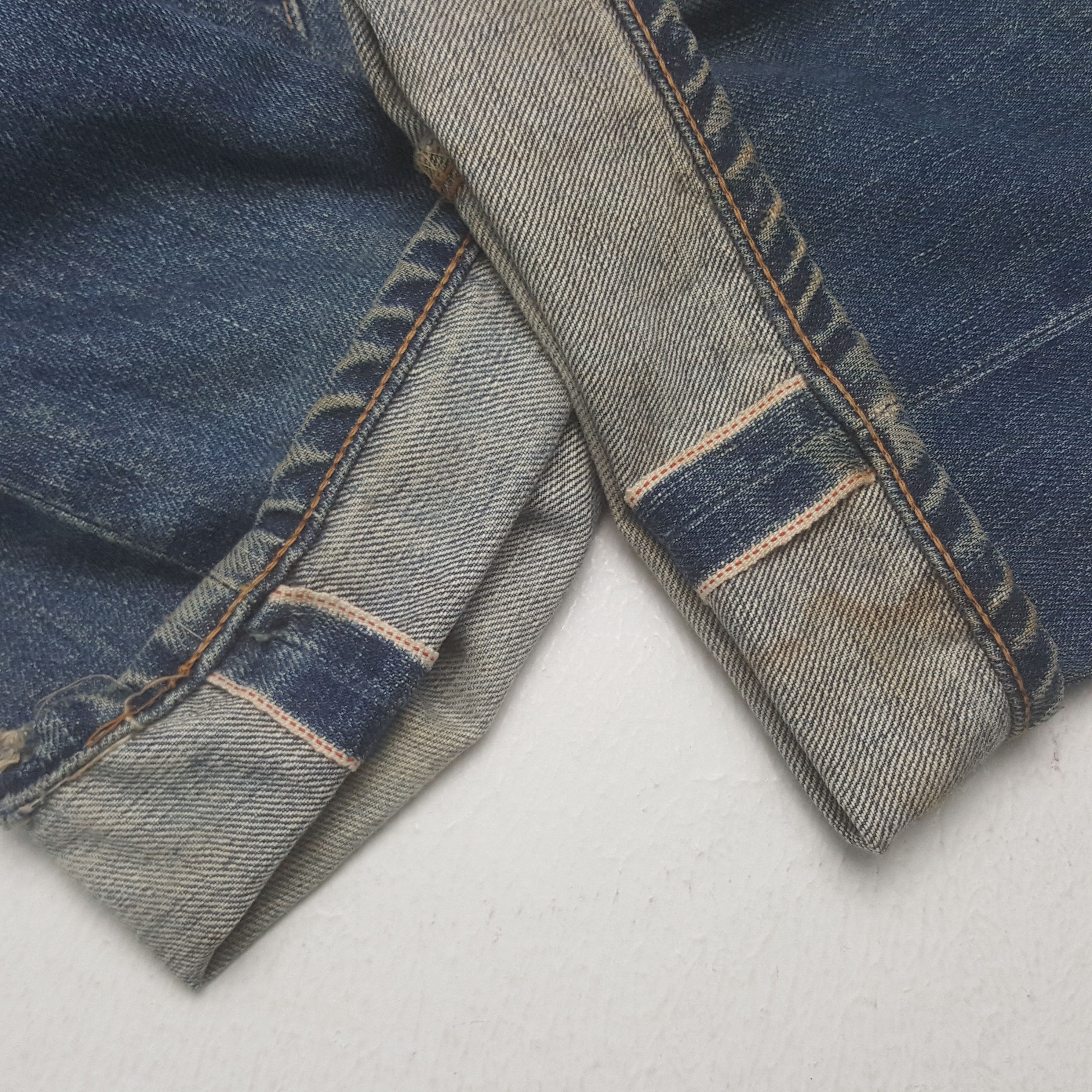 Evisu Vintage Evis Japanese Brand Daicock Custom Art Denim Jeans Size US 27 - 14 Thumbnail