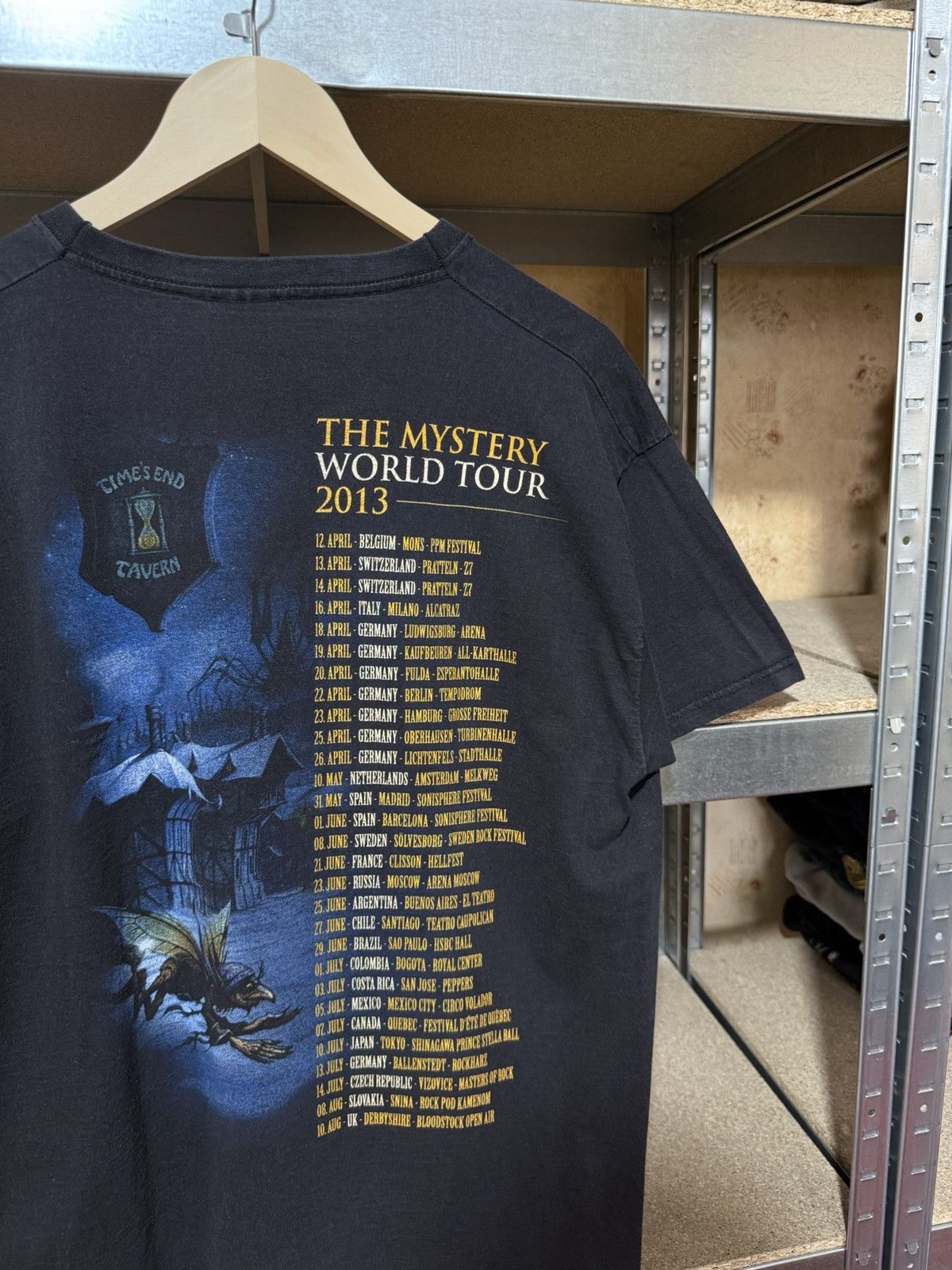 Band Tees × Vintage Vintage Tobias Sammet's Avantasia The Mystery Tour 2013 Tee Size US XL / EU 56 / 4 - 4 Thumbnail