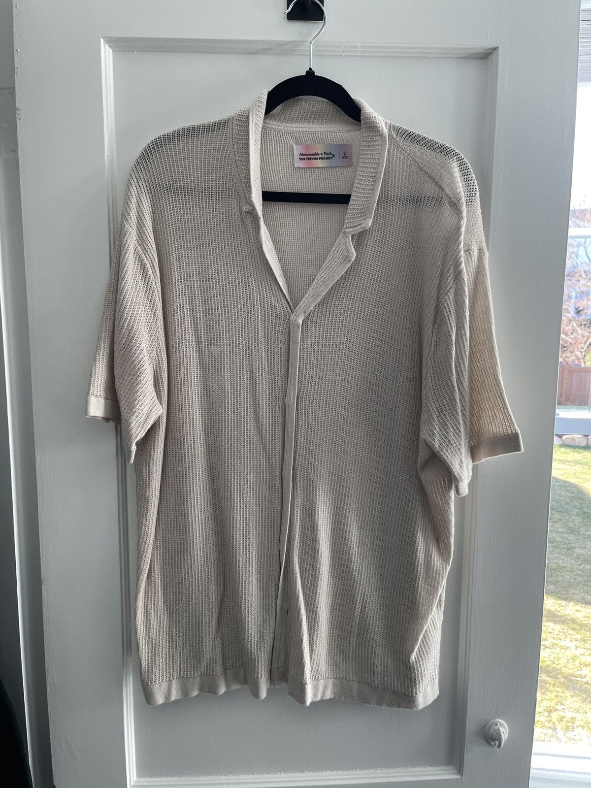 Abercrombie & Fitch Abercrombie & Fitch The Trevor Project Crochet Style Top | L Size US L / EU 52-54 / 3 - 1 Thumbnail