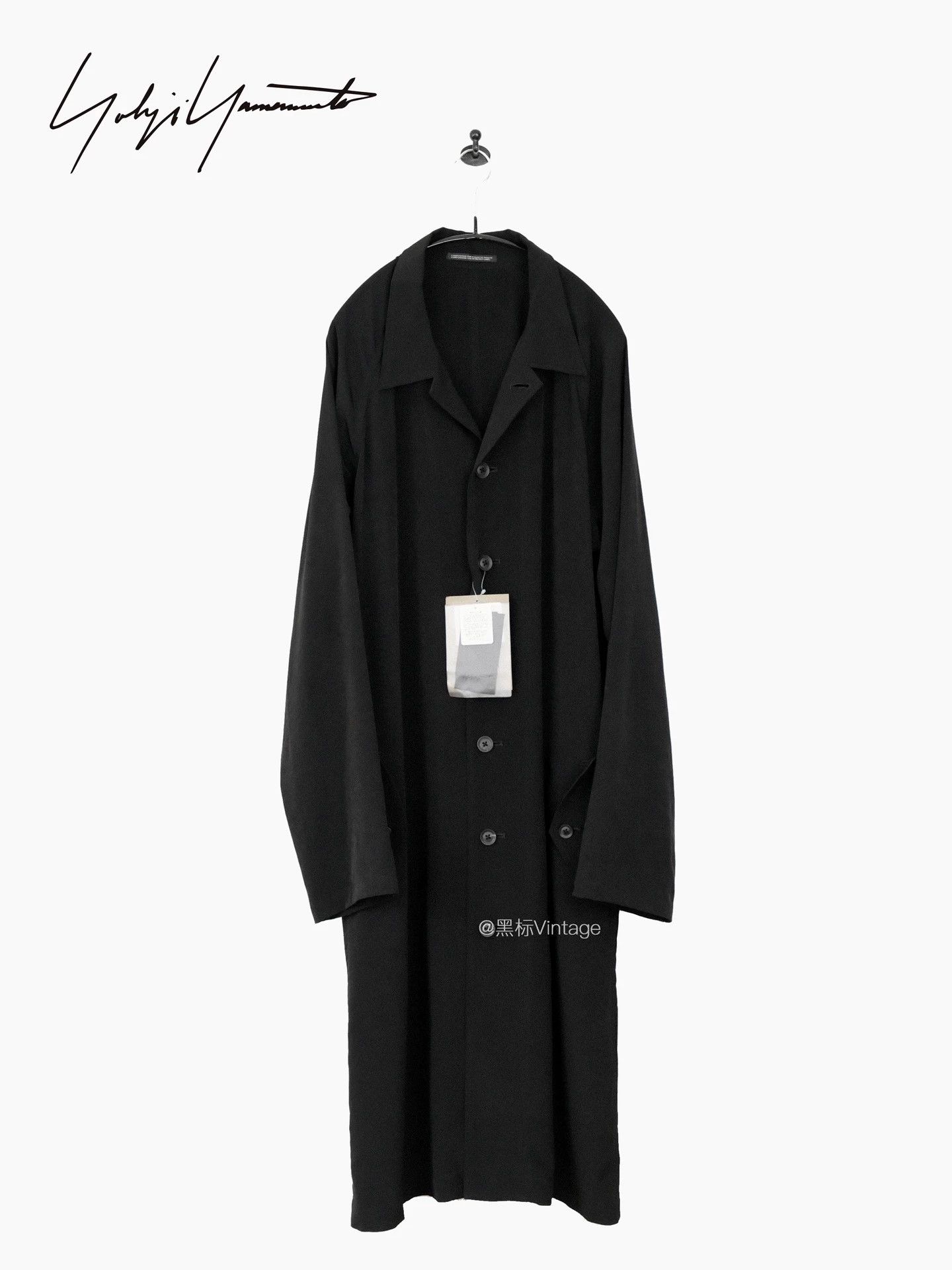 Yohji Yamamoto Yohji Yamamoto 24ss Vtg Triacetate Minimal Trench Coat Size US S / EU 44-46 / 1 - 1 Thumbnail