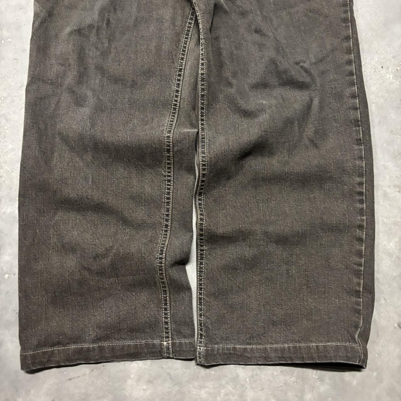 Japanese Brand × Vintage Crazy Vintage Y2K/2000s Grunge Faded Black Denim Jeans! Size US 32 / EU 48 - 6 Thumbnail