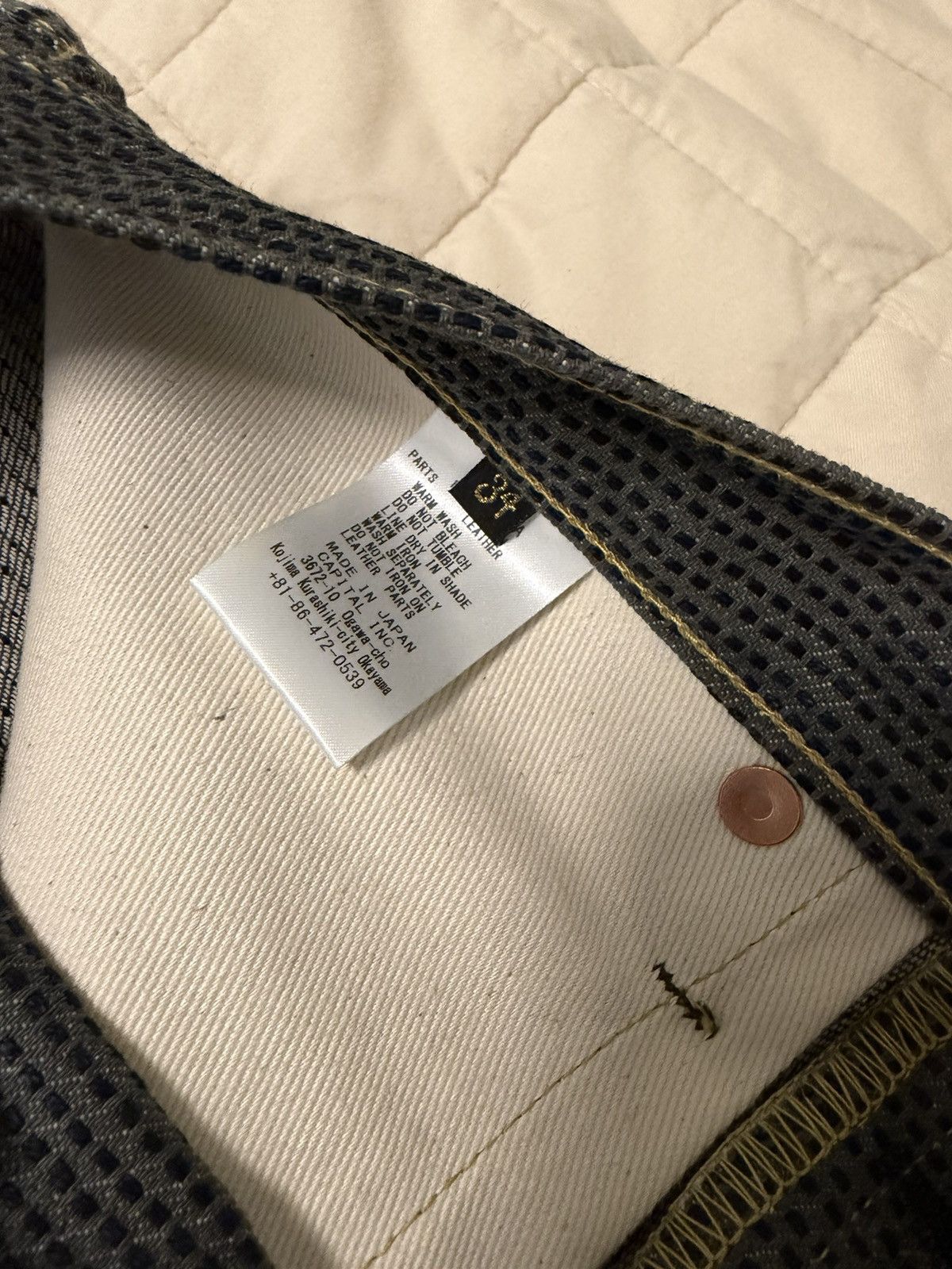 Kapital Kapital Century Denim 5P Monkey Cisco No. 7 Sumi Size US 32 / EU 48 - 5 Thumbnail