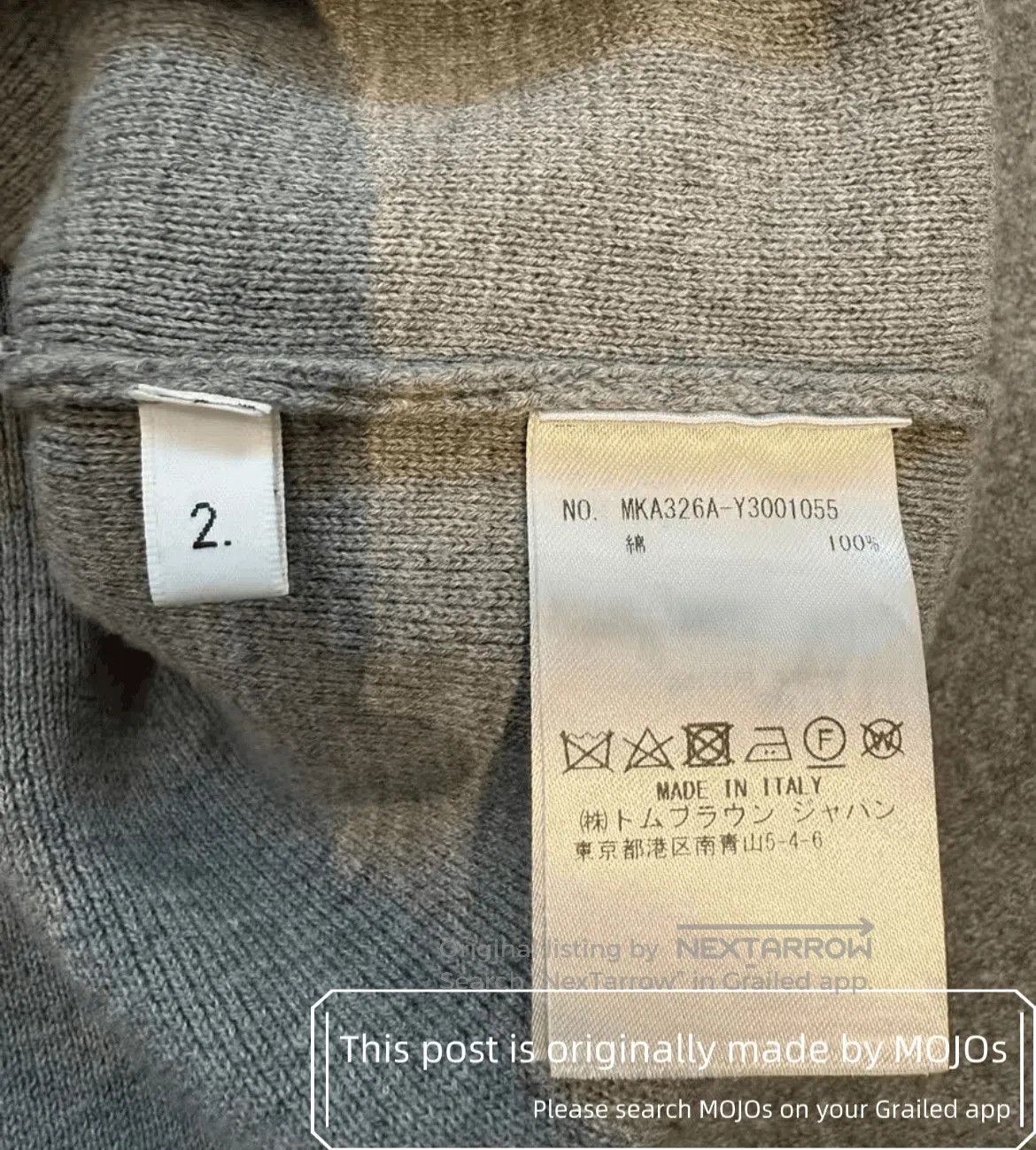 Thom Browne Sz 2 Thom Browne Double Sleeves Stripe Knitwear Sweater. Size US M / EU 48-50 / 2 - 5 Thumbnail