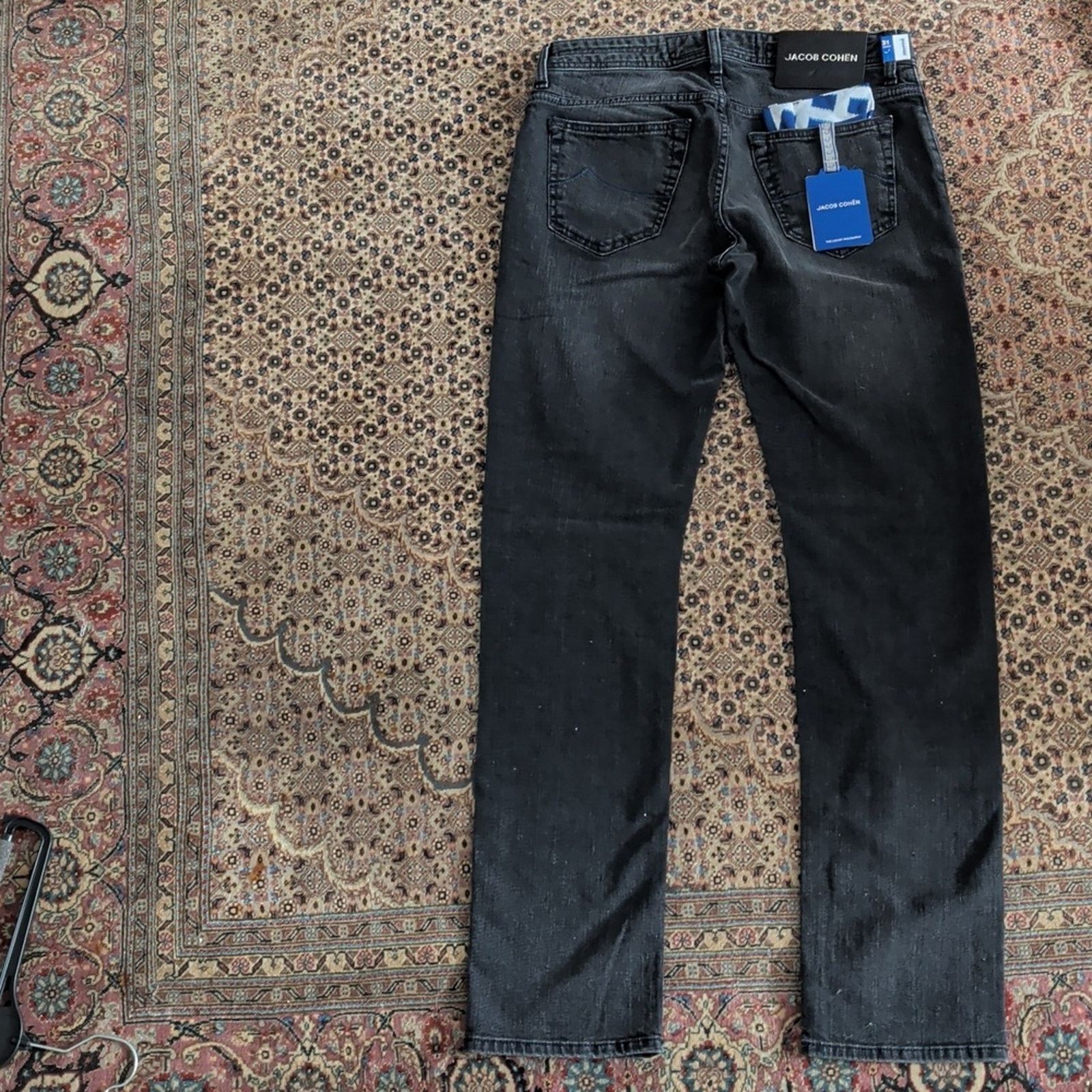 Jacob Cohen Jacob Cohen Men's Dark Gray Slim Jeans Size 30 Size US 30 / EU 46 - 8 Thumbnail