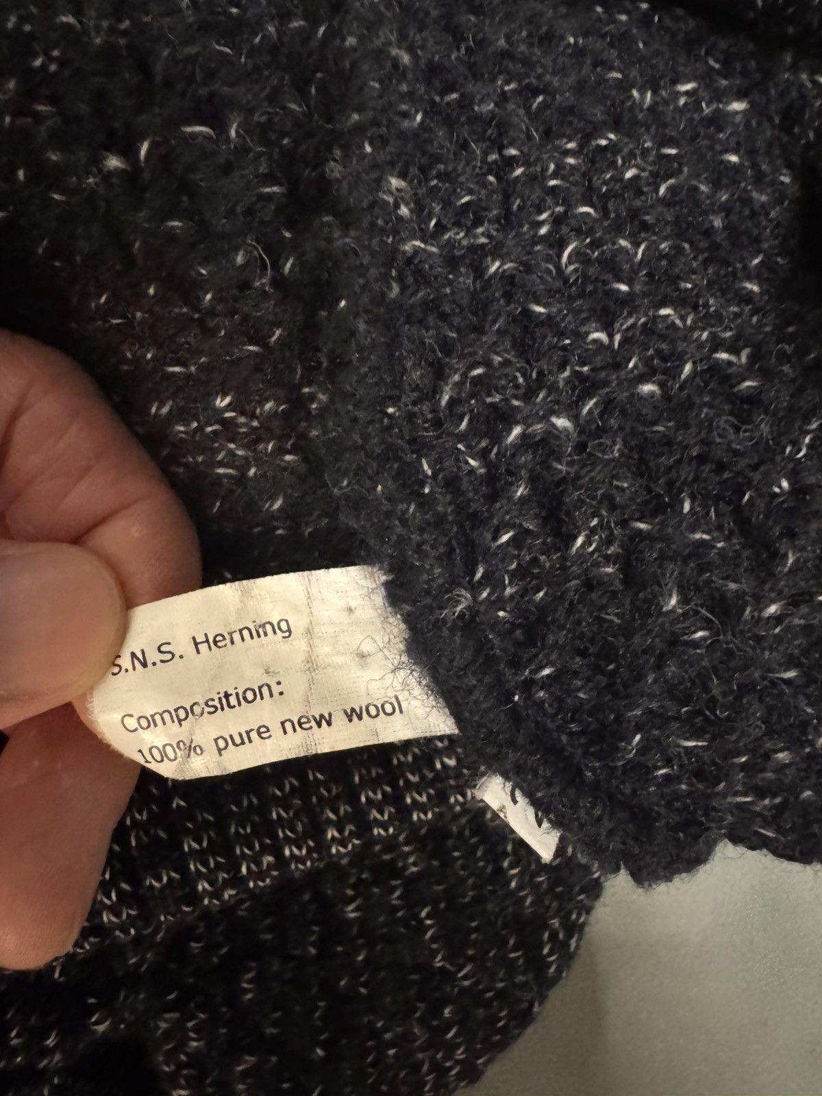 S.N.S. Herning SNS Herning Black Crew Neck sweater Size US M / EU 48-50 / 2 - 7 Thumbnail