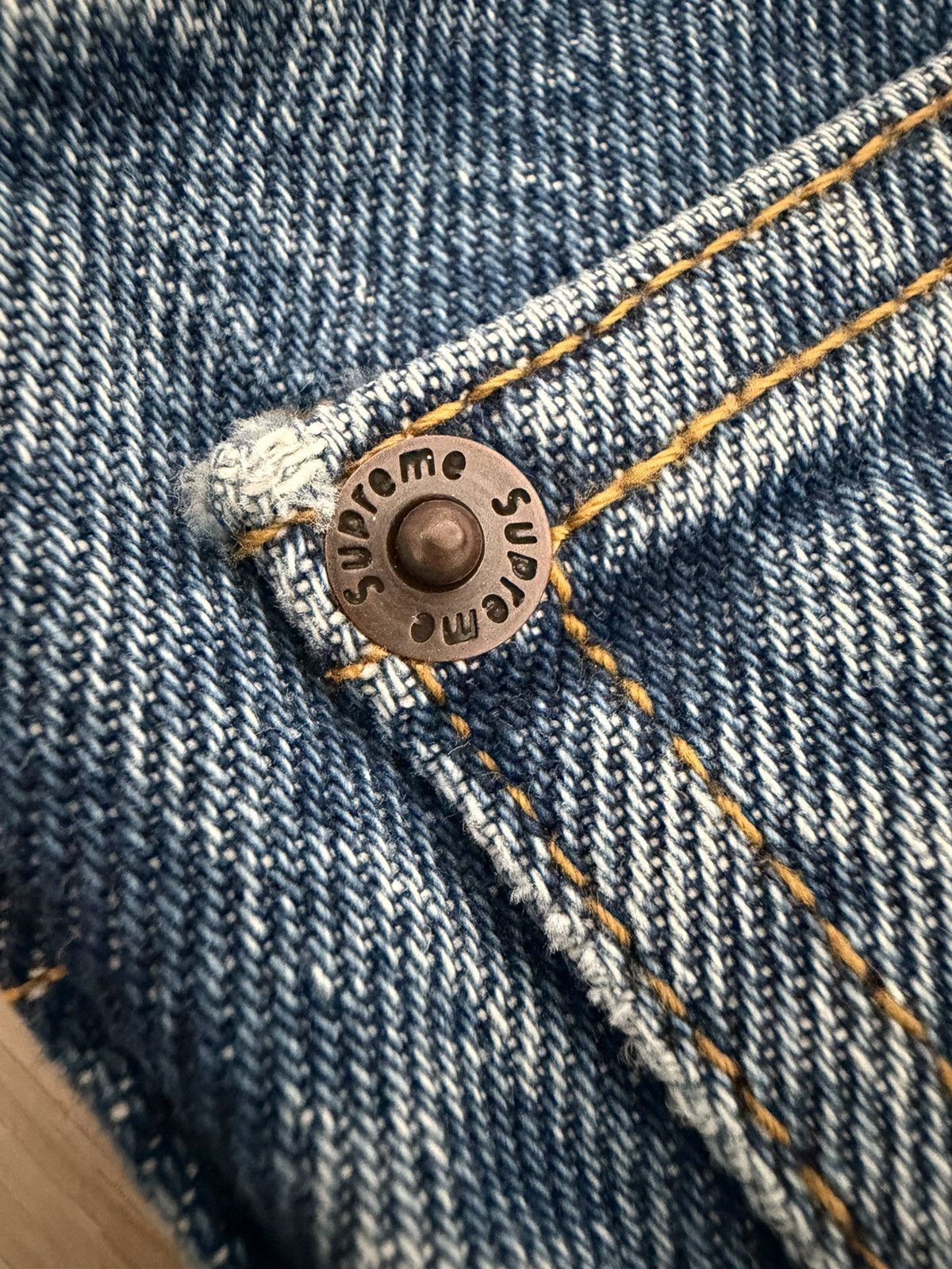 Supreme Supreme FW24 Regular Jean Washed Indigo Size US 32 / EU 48 - 4 Thumbnail