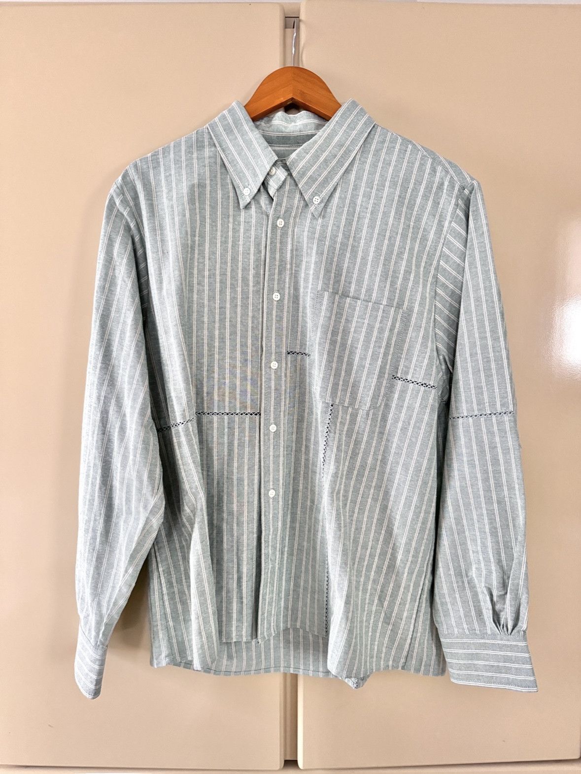 Brain Dead Brooks Brothers x Brain Dead Patchwork Oxford Button Up Size US L / EU 52-54 / 3 - 1 Thumbnail