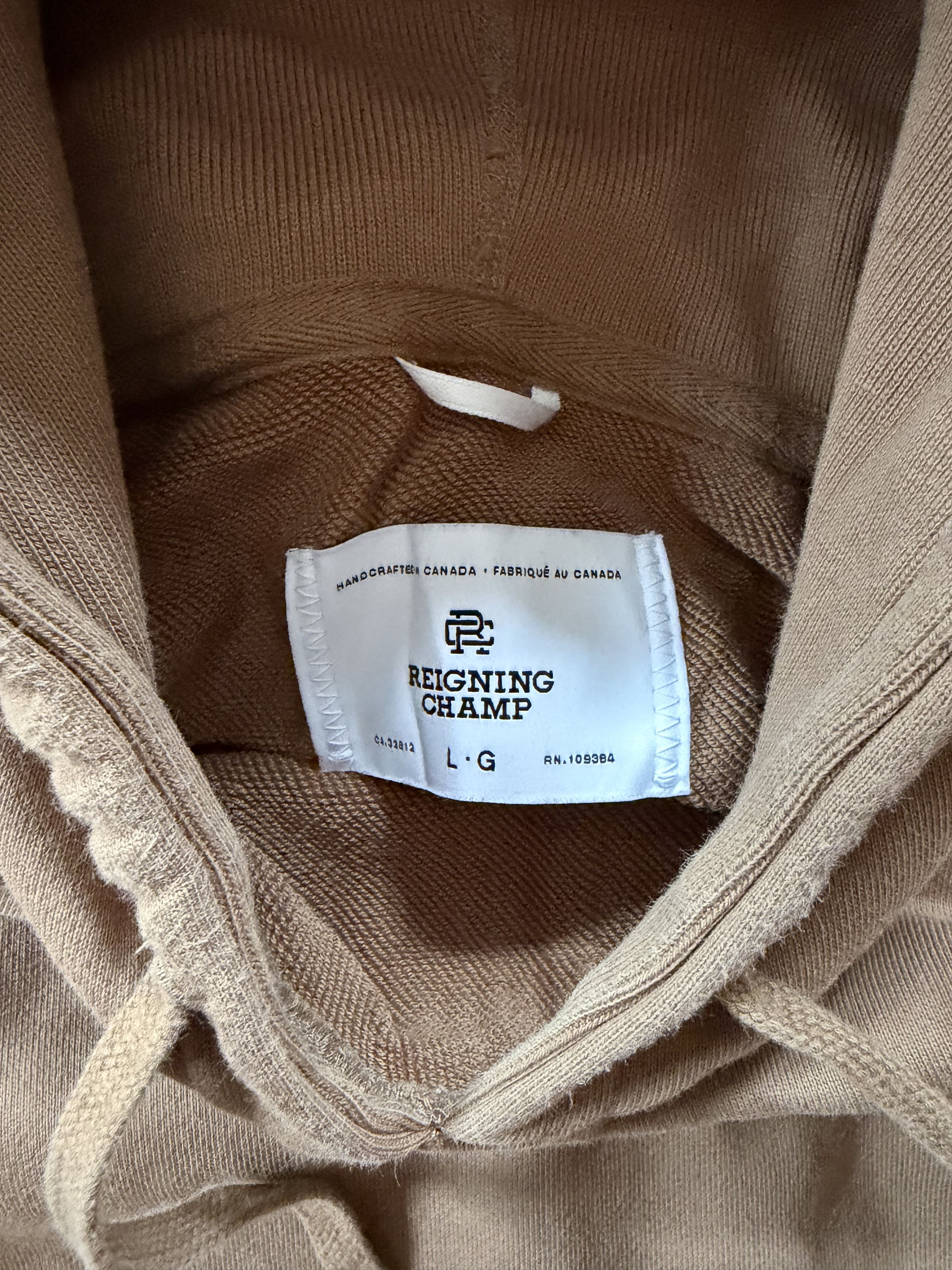 Reigning Champ Made in CA Reigning Champ Midweight Hoodie size L Clay Size US L / EU 52-54 / 3 - 3 Thumbnail