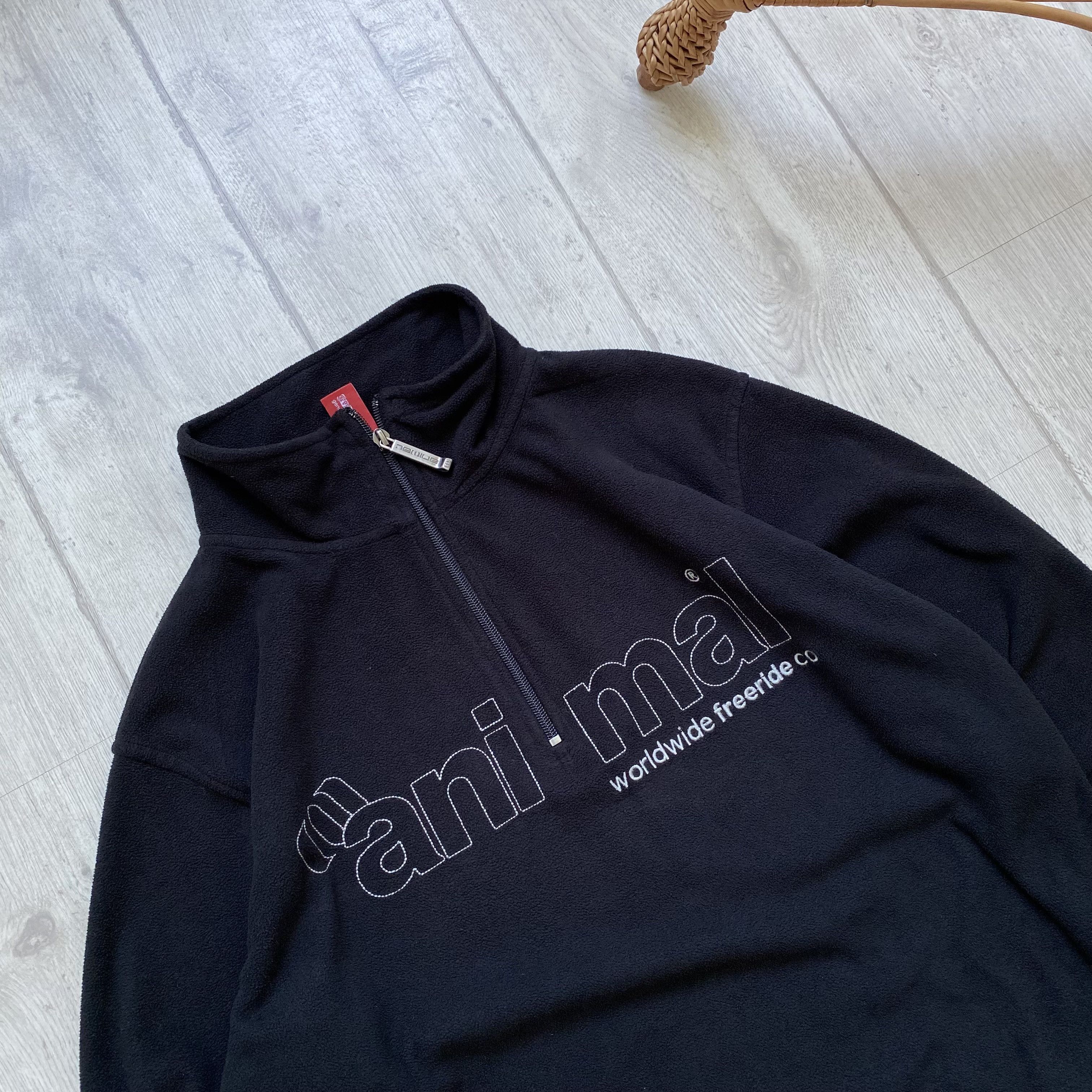 Rip Curl 🏂Vintage 00s Animal Freeride Micro Fleece sweatshirt Size US M / EU 48-50 / 2 - 3 Thumbnail