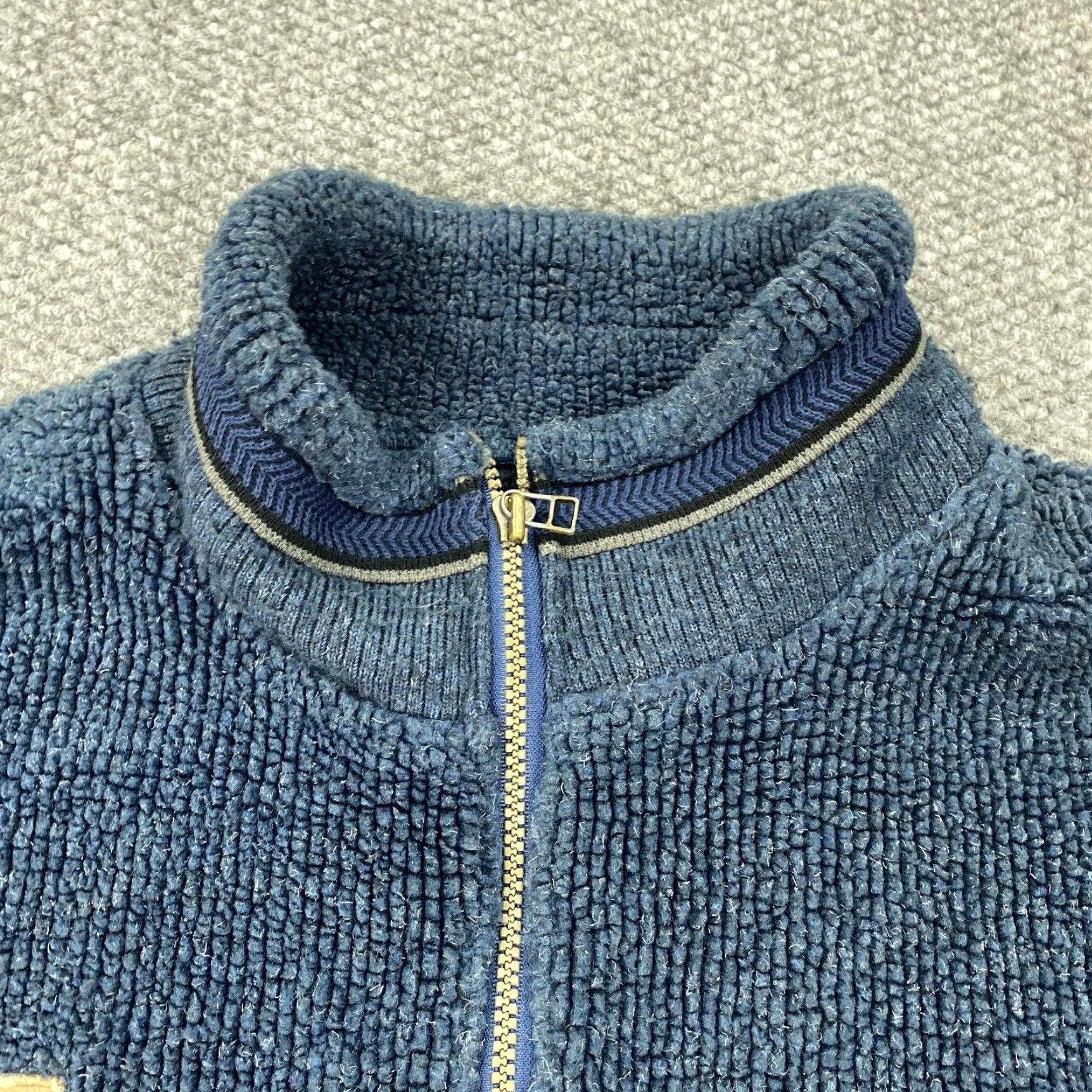 Vintage VINTAGE Columbia Jacket Mens Large Blue Full Zip Fleece Sherpa Made USA 90s Rare Size US L / EU 52-54 / 3 - 3 Thumbnail