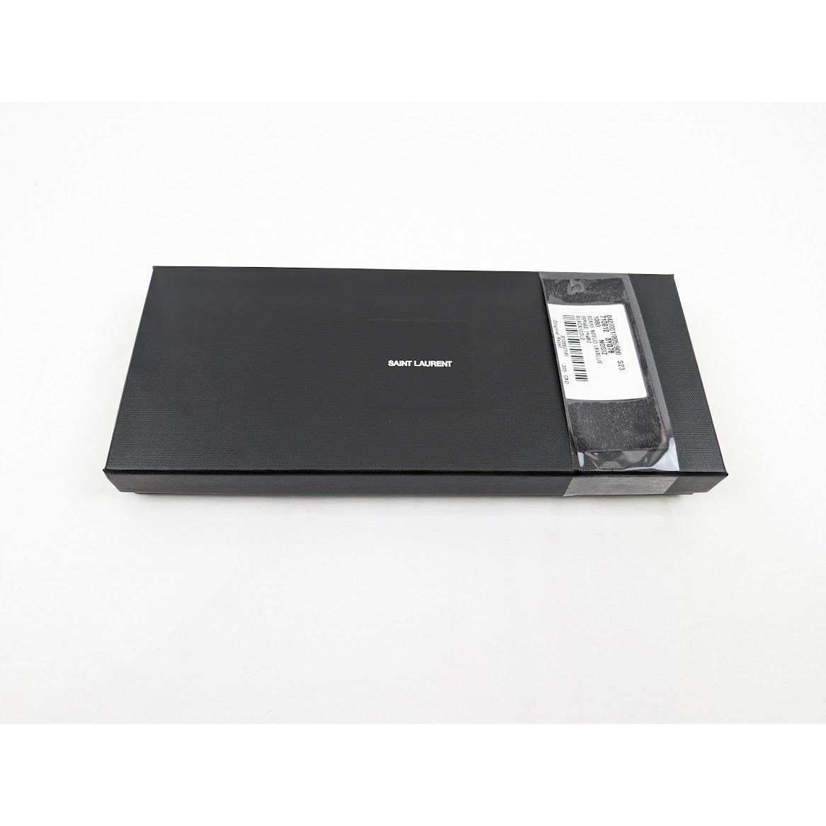 Saint Laurent Paris o1rshd1 Q:2 / Size: OS / Scarf Noeud Lavallie in Black/Gold Size ONE SIZE - 21 Thumbnail