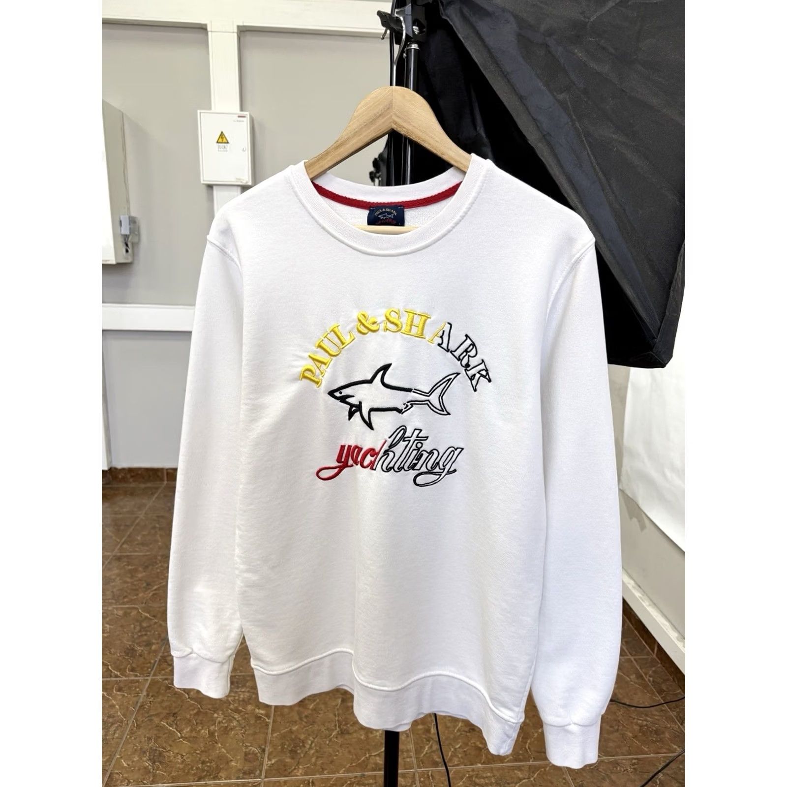 Paul & Shark Paul & Shark Yachting Sweatshirt Mens Regular L White Retro Y2K Rare Hype Size US L / EU 52-54 / 3 - 2 Thumbnail