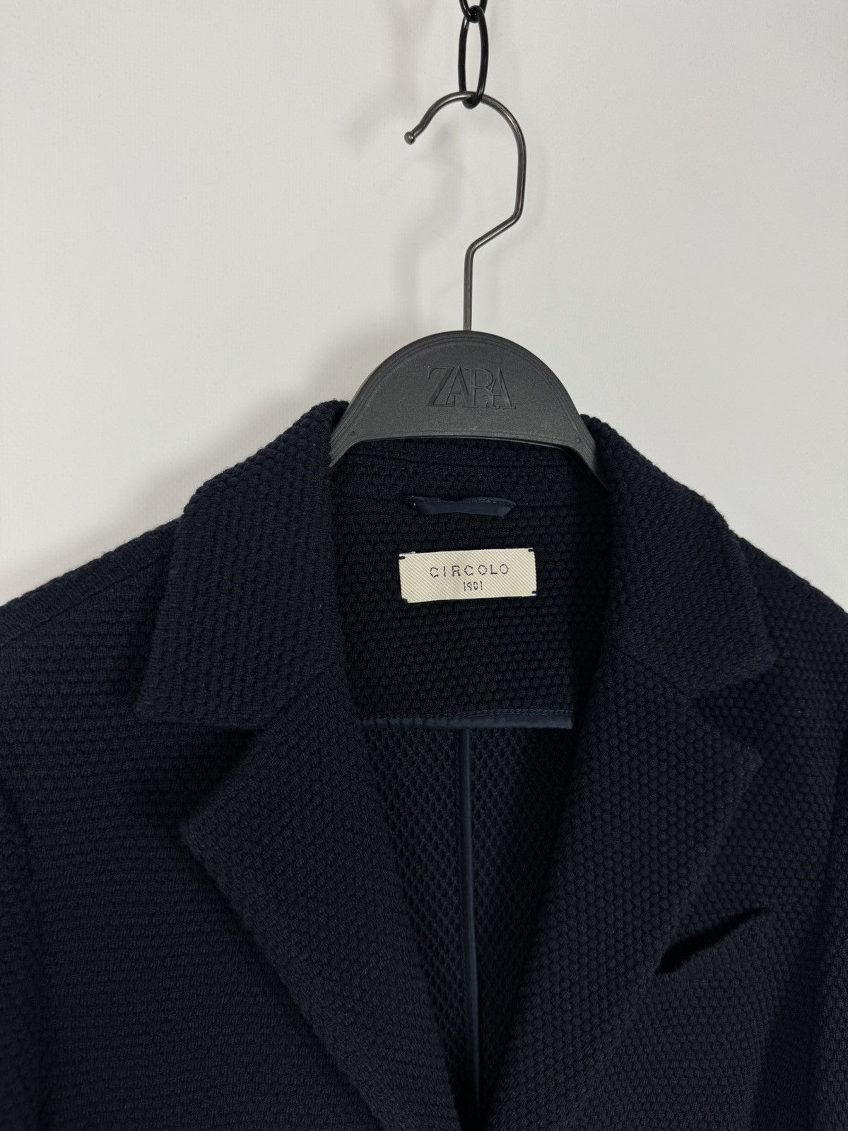 Circolo 1901 Circolo 1901 Knitted Wool Blend Women’s Blazer Size M / US 6-8 / IT 42-44 - 4 Thumbnail