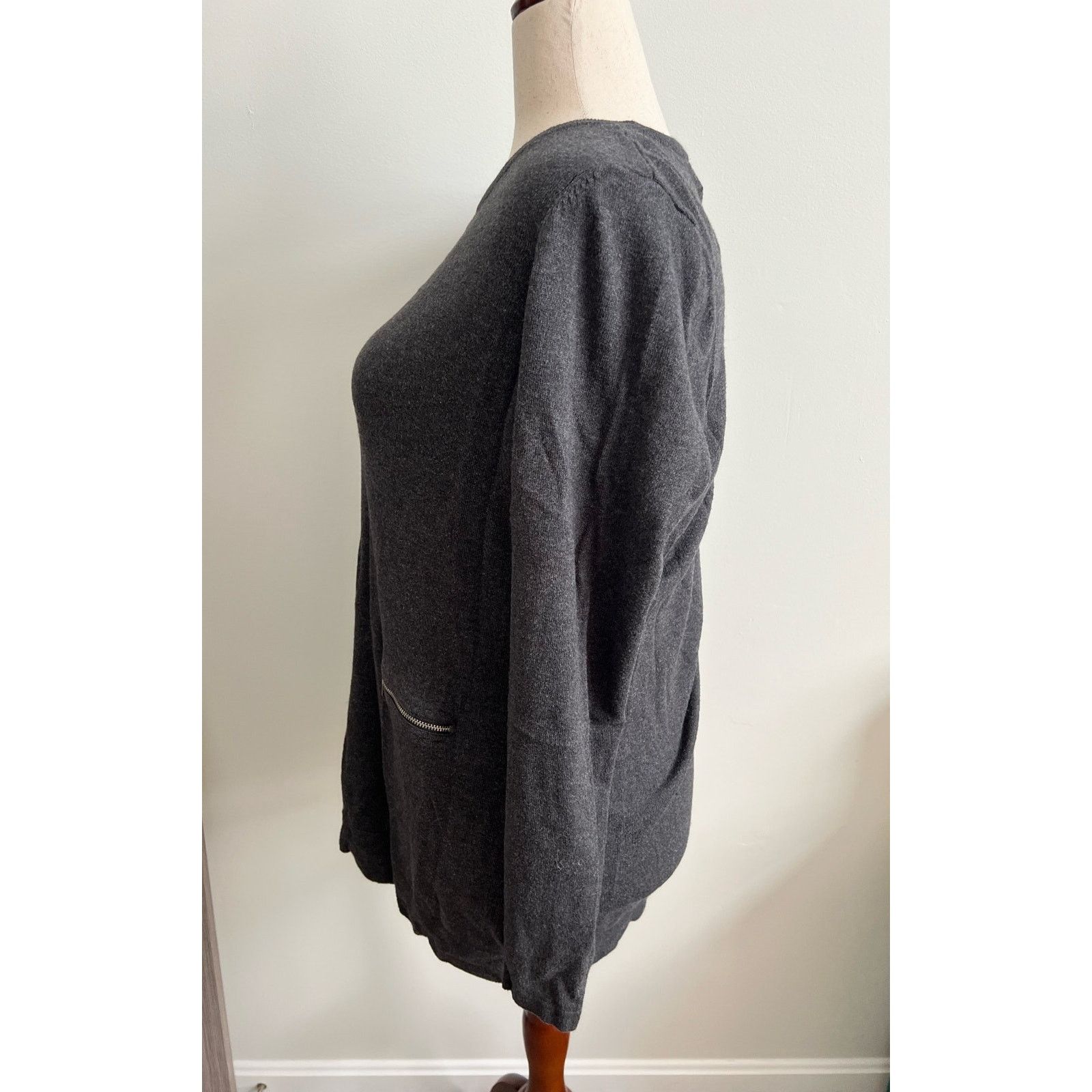 Michael Kors Michael Kors Women's Long Sleeve Scoop Neck Sweater XL Size XL / US 12-14 / IT 48-50 - 3 Thumbnail