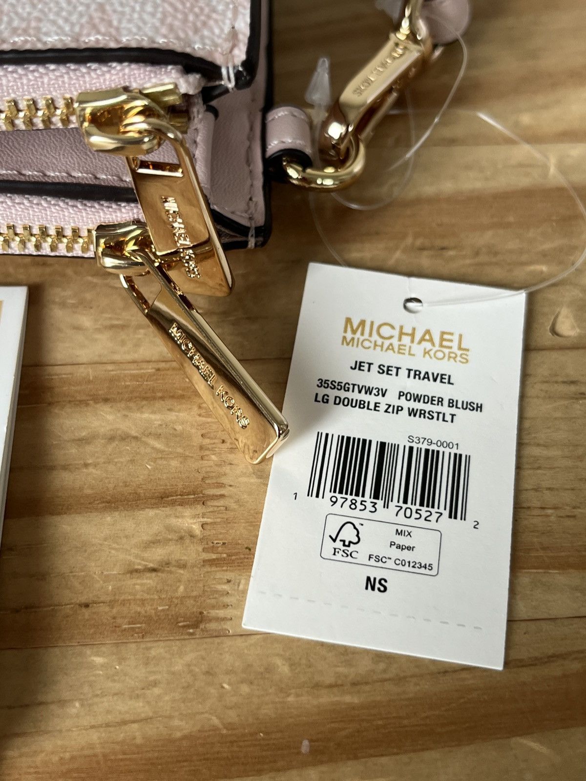 Michael Kors Michael kors Jet set travel large double zip wristlet Size ONE SIZE - 5 Thumbnail