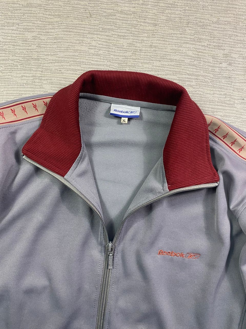 Reebok × Vintage Y2K Reebok Side Tape Track Top Size US L / EU 52-54 / 3 - 3 Thumbnail