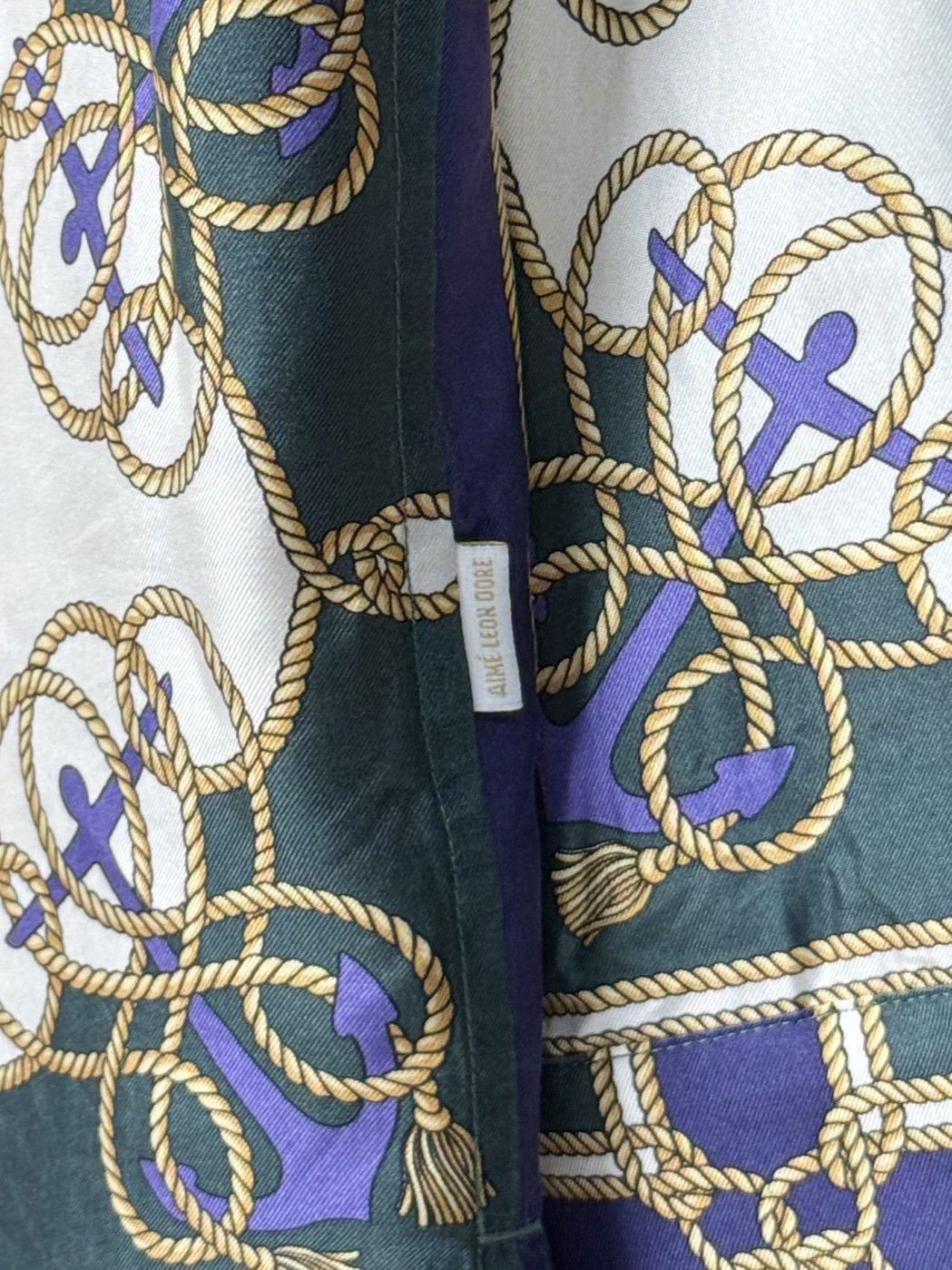 Aime Leon Dore Aimé Leon Dore Silk Marina Shirt XS Size US XS / EU 42 / 0 - 7 Thumbnail